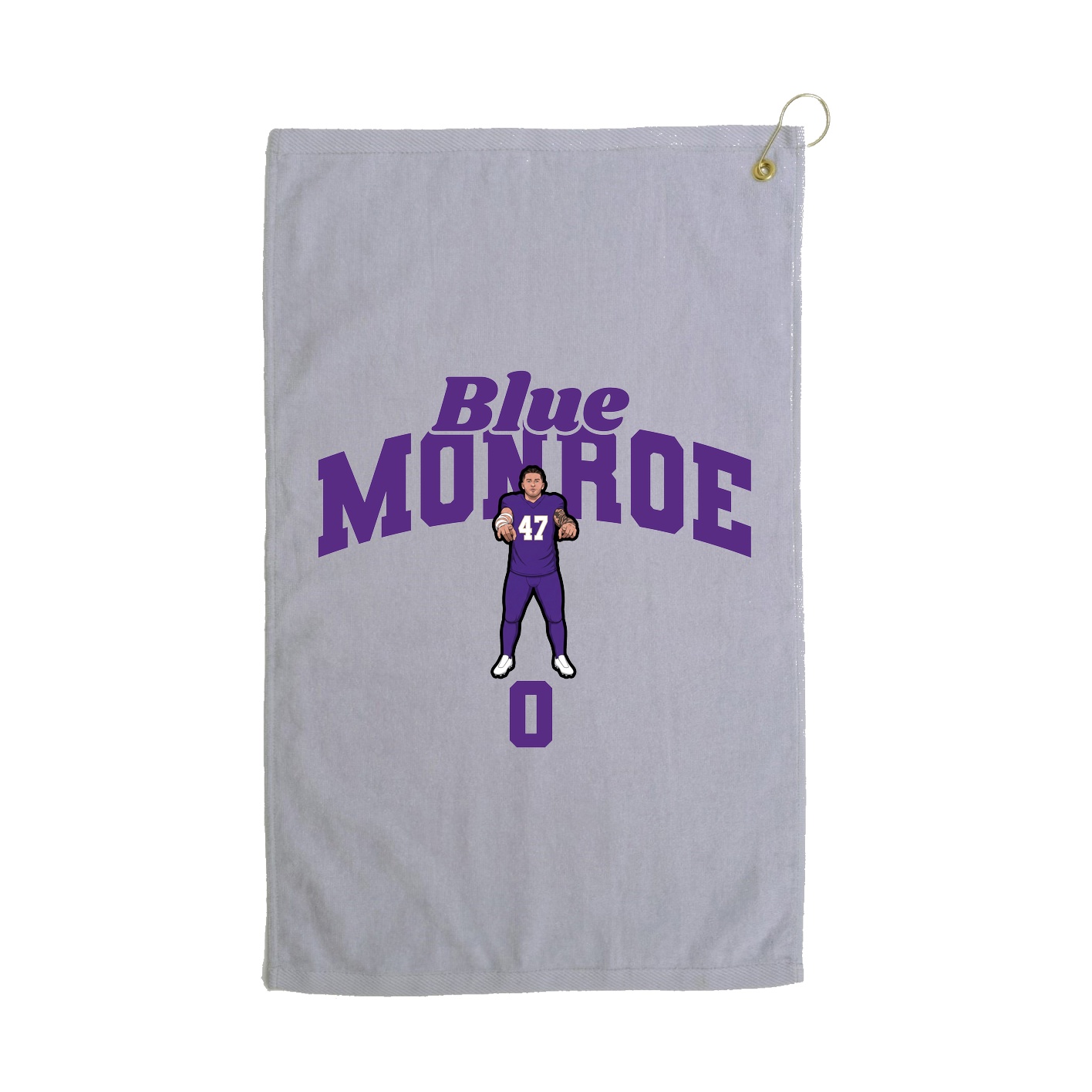 Golf Towel — Signature Arch in Grey
