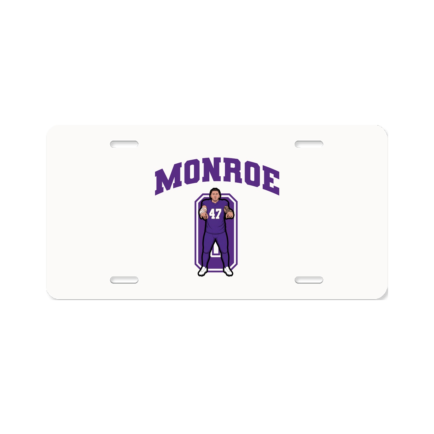 License Plate — Number in Classic