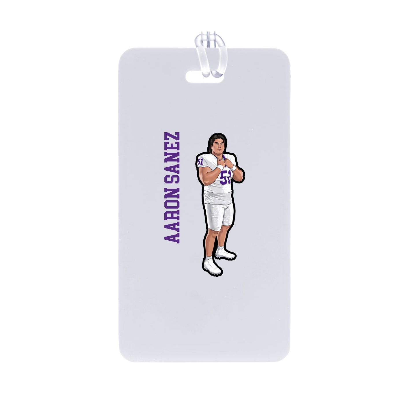 Bag Tag — Name Vertical in Classic
