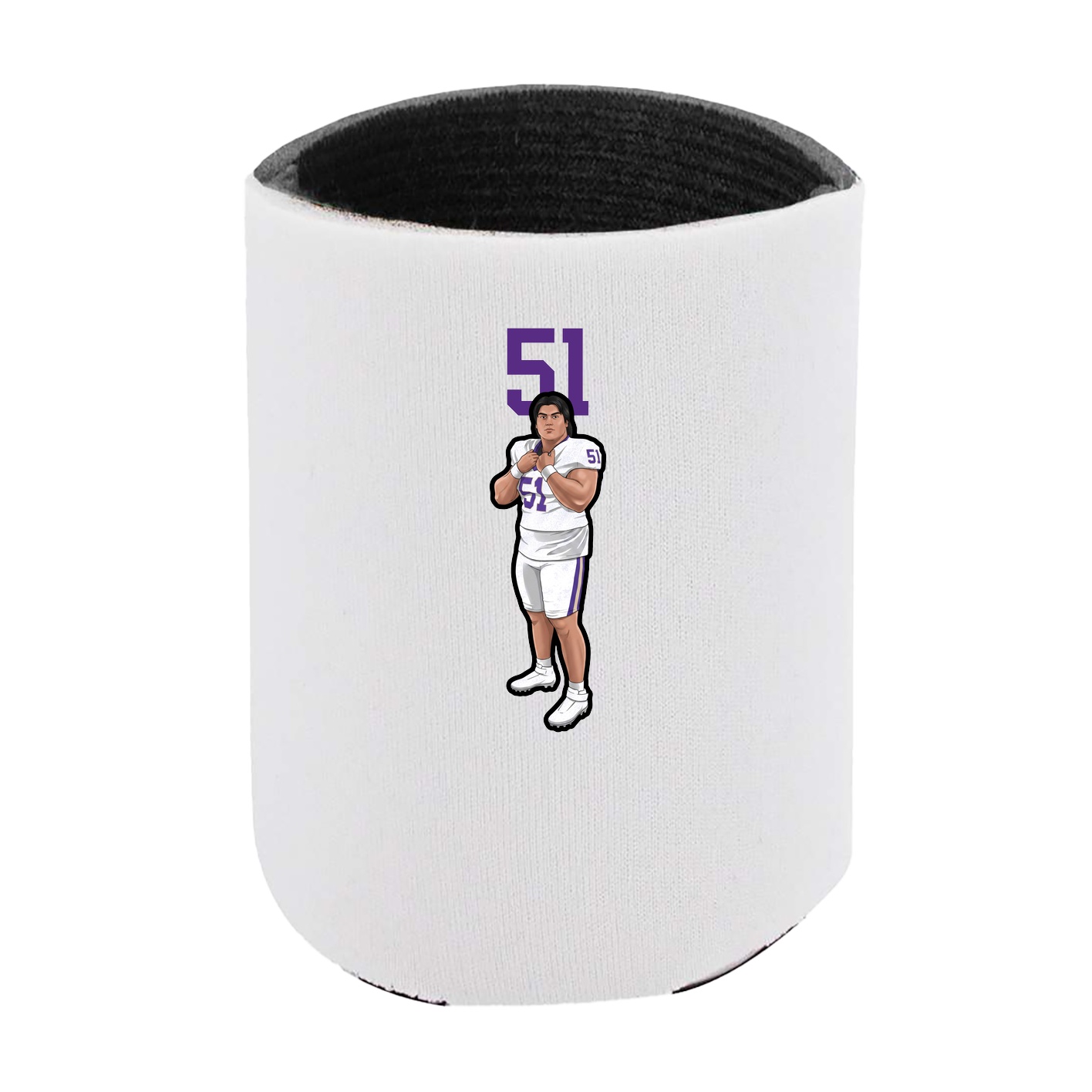 Can Holder — Number Top in White