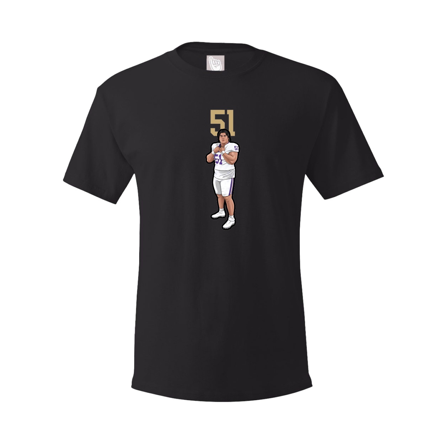 Tee — Number Top in Black