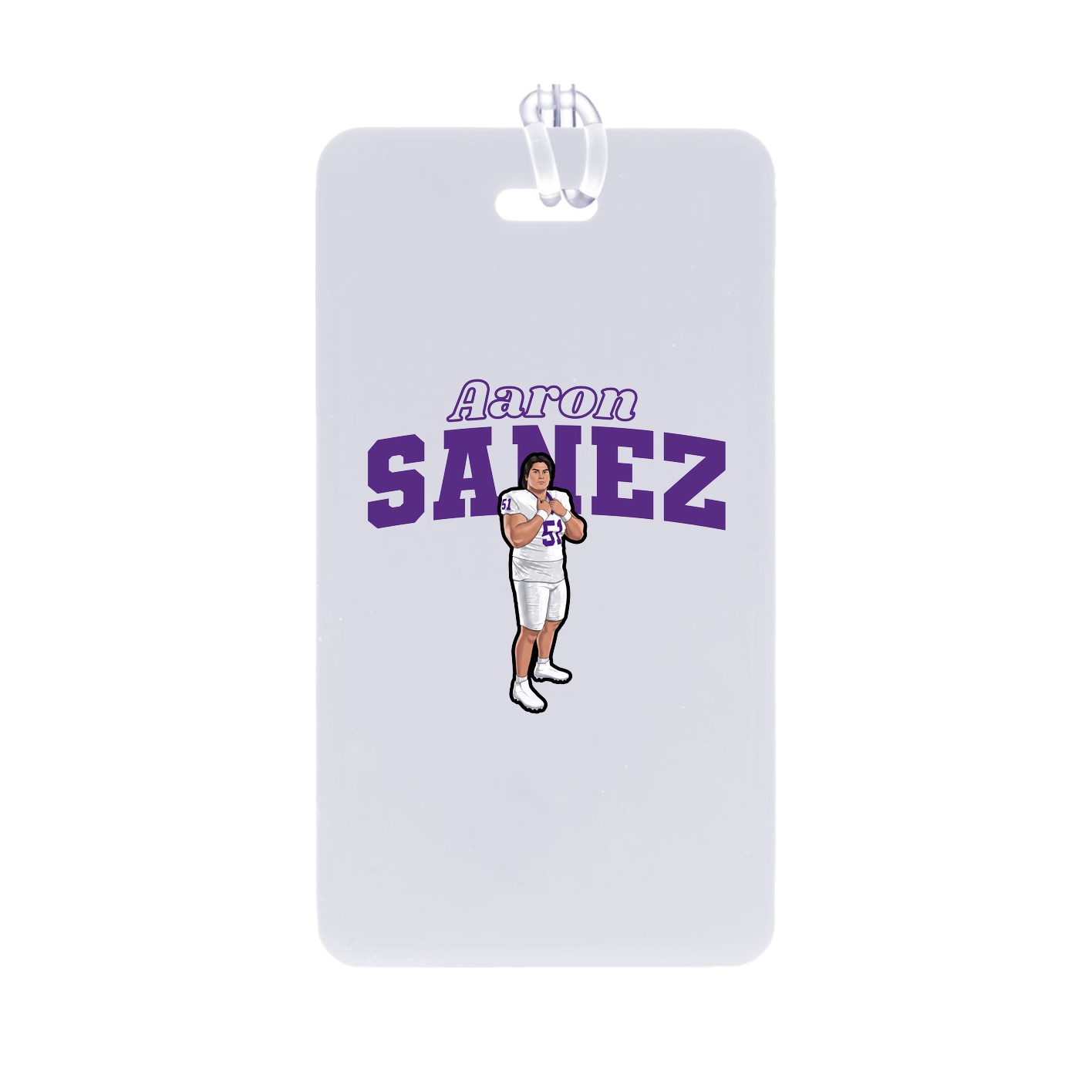 Bag Tag — Name Arch in Classic