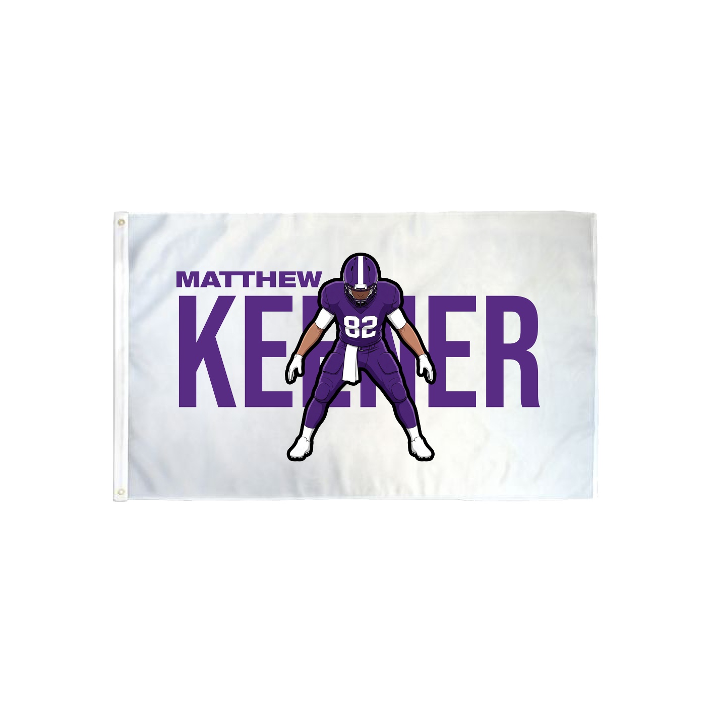 3x5 Flag — Player Name in Classic