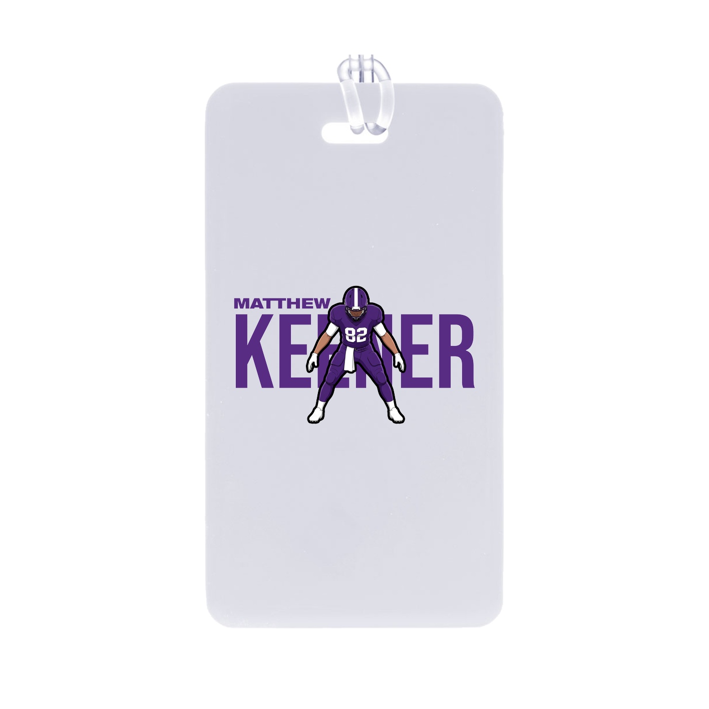 Bag Tag — Player Name in Classic