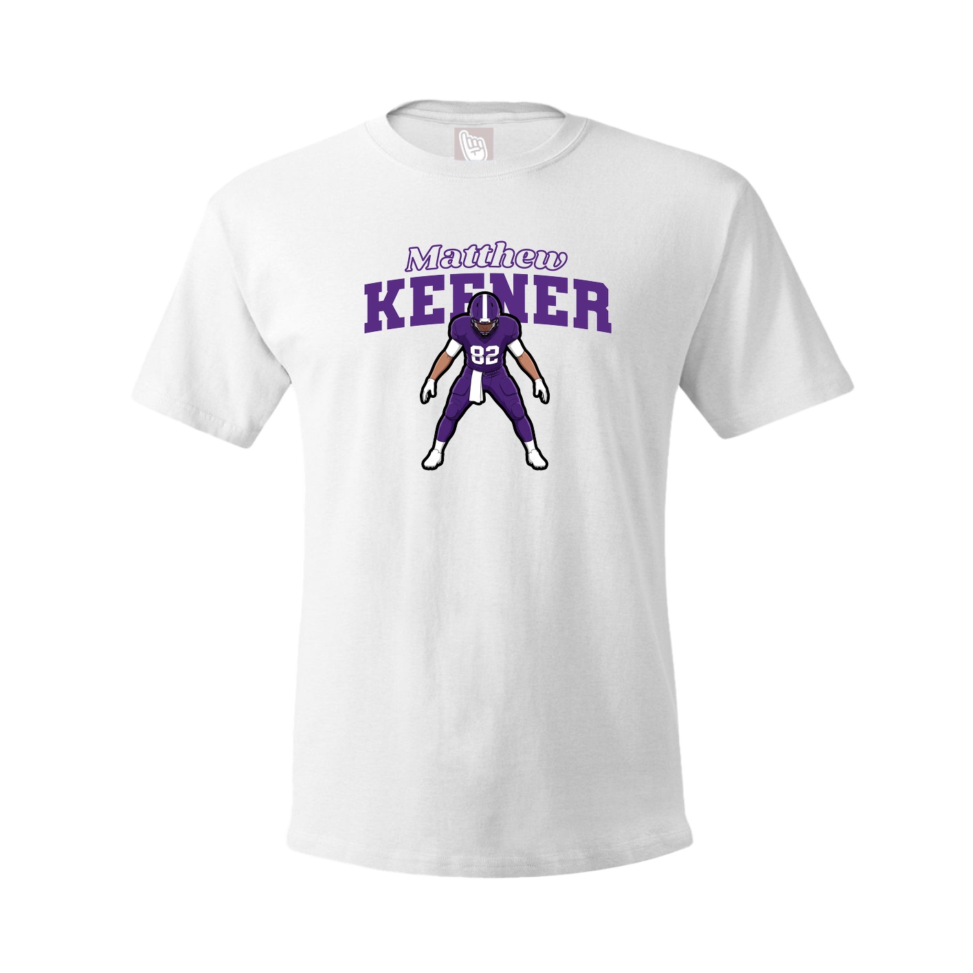 Tee — Name Arch in White