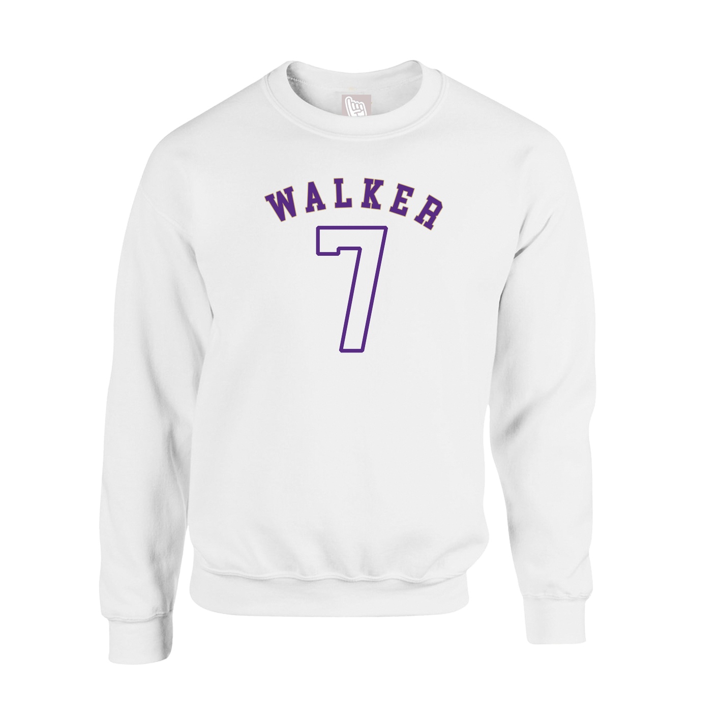 Fleece Crew — Shirsey Arch in White