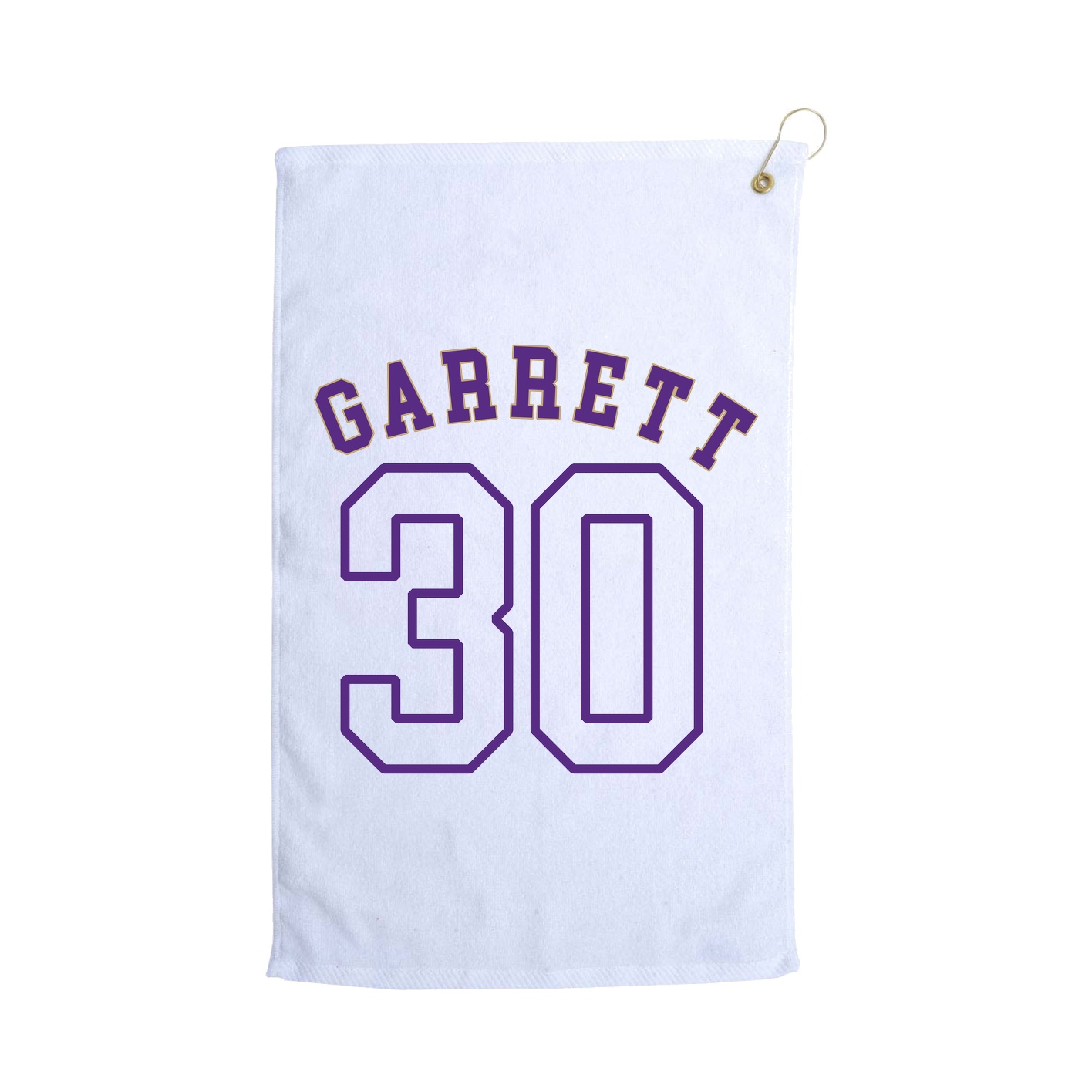 Golf Towel — Shirsey Arch in White