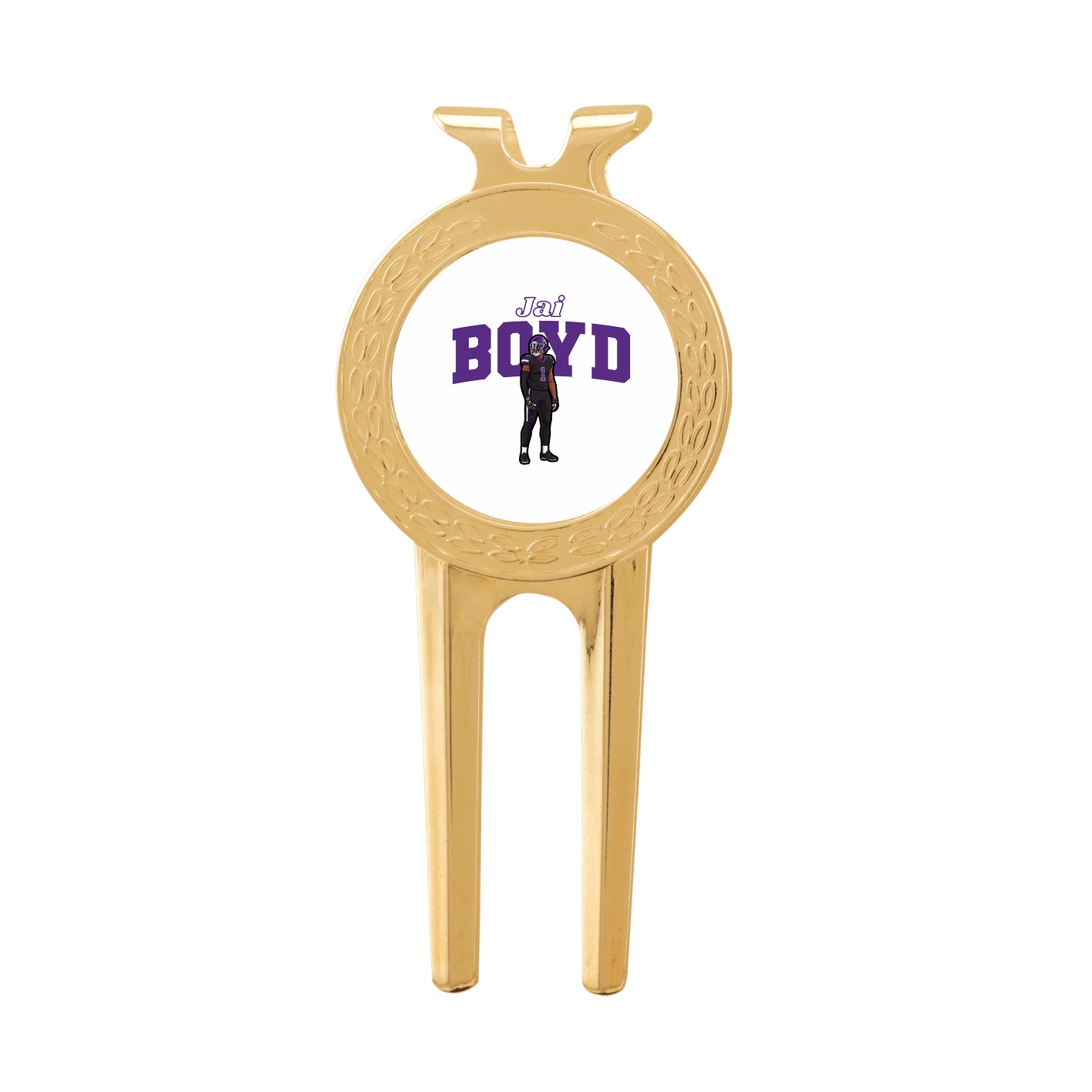 Divot Tool with Ball Marker — Name Arch in Classic