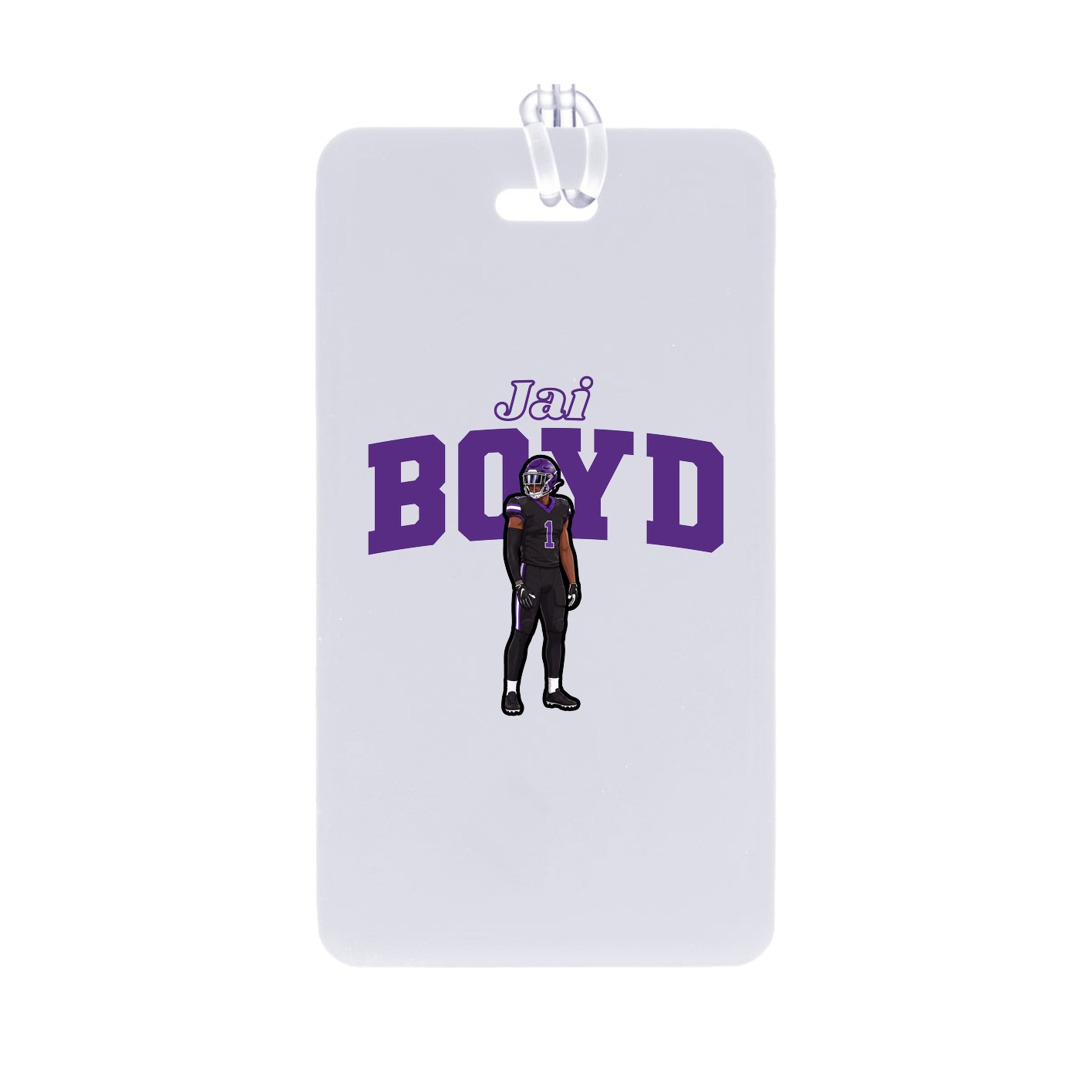 Bag Tag — Name Arch in Classic