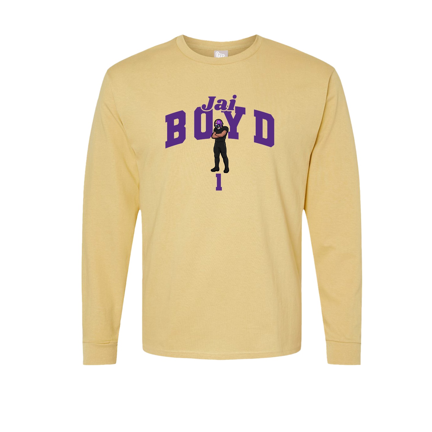 Long Sleeve Tee — Signature Arch in Vegas Gold