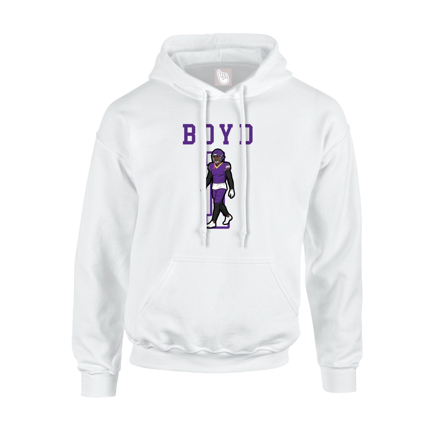 Hoodie — Shirsey in White