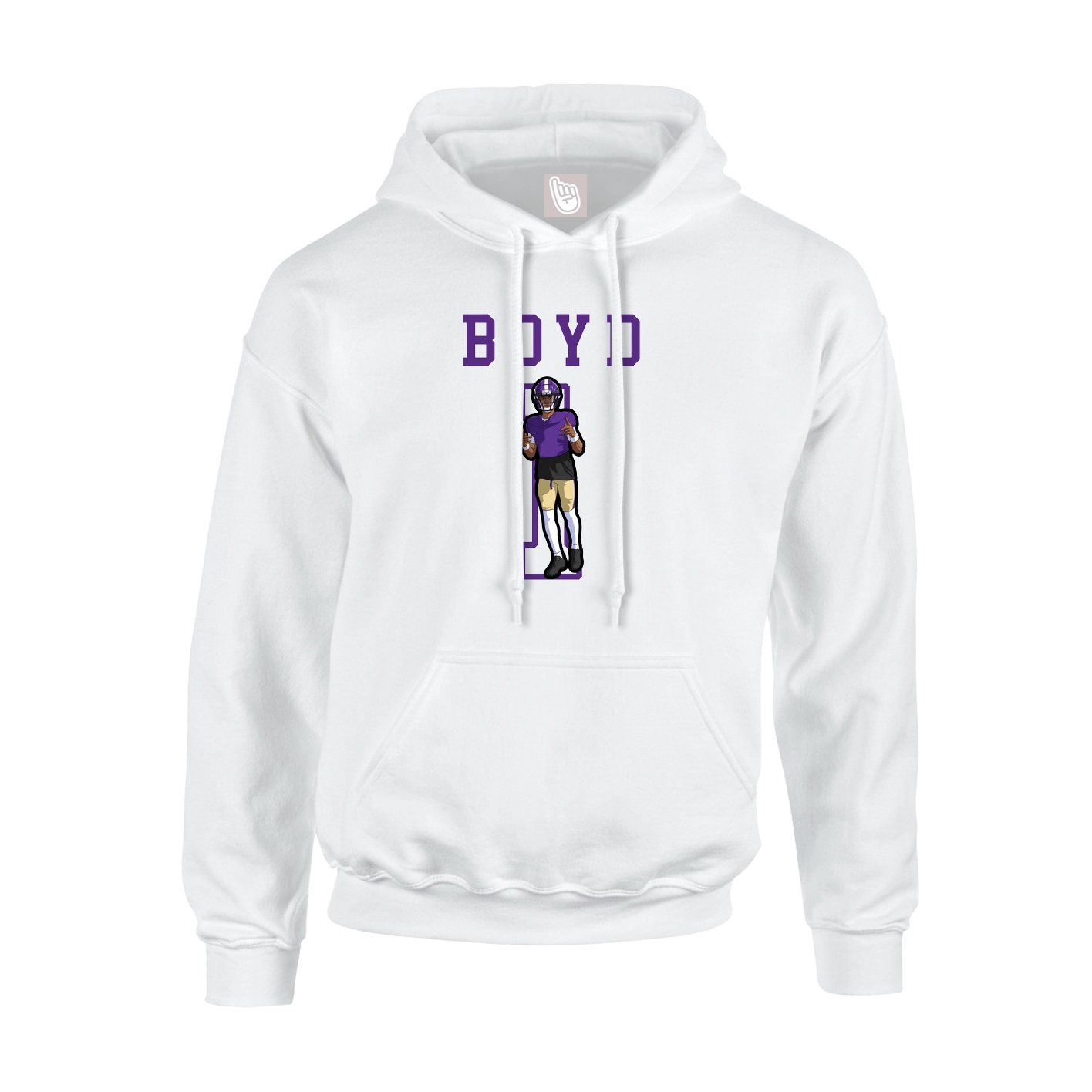 Youth Hoodie — Shirsey in White