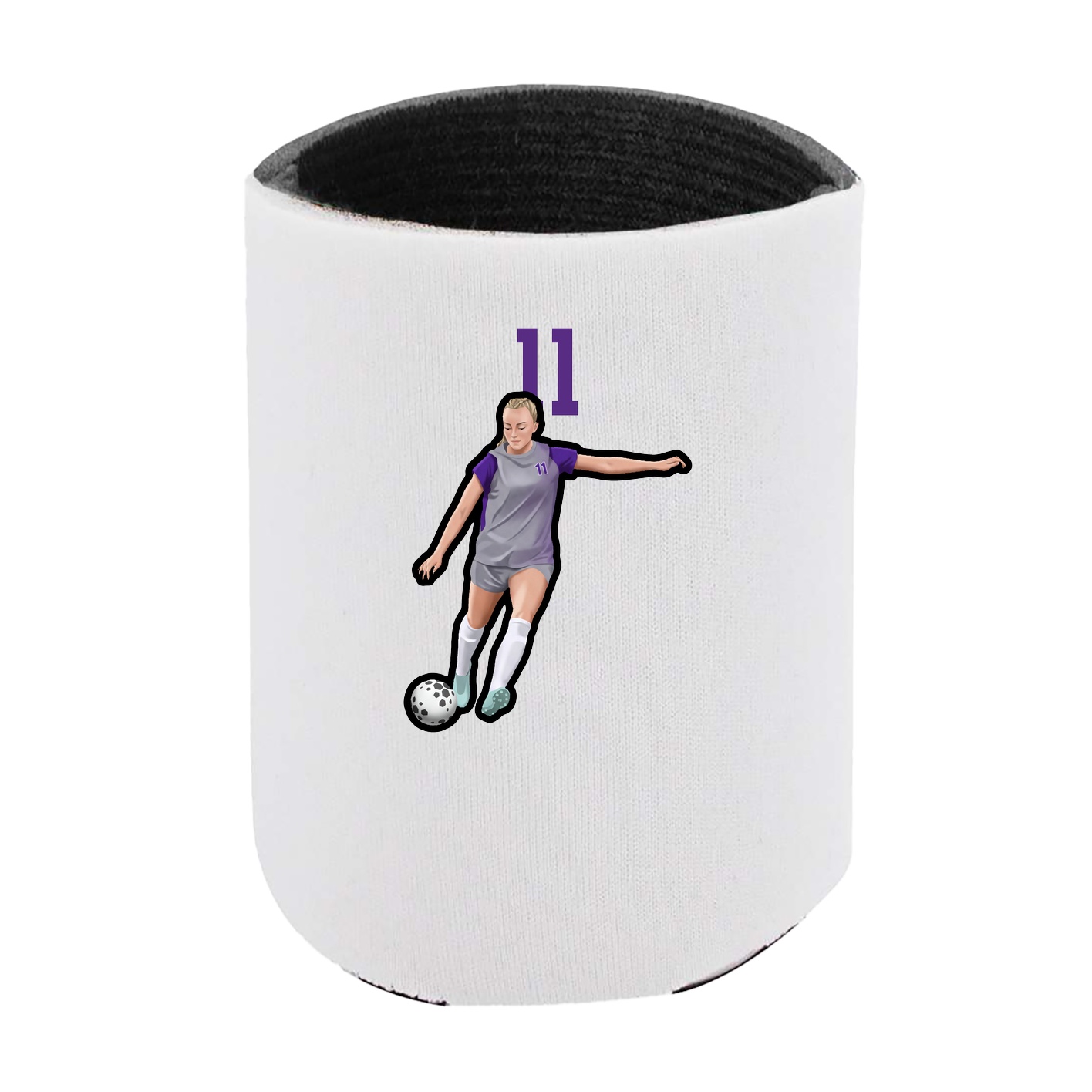 Can Holder — Number Top in White