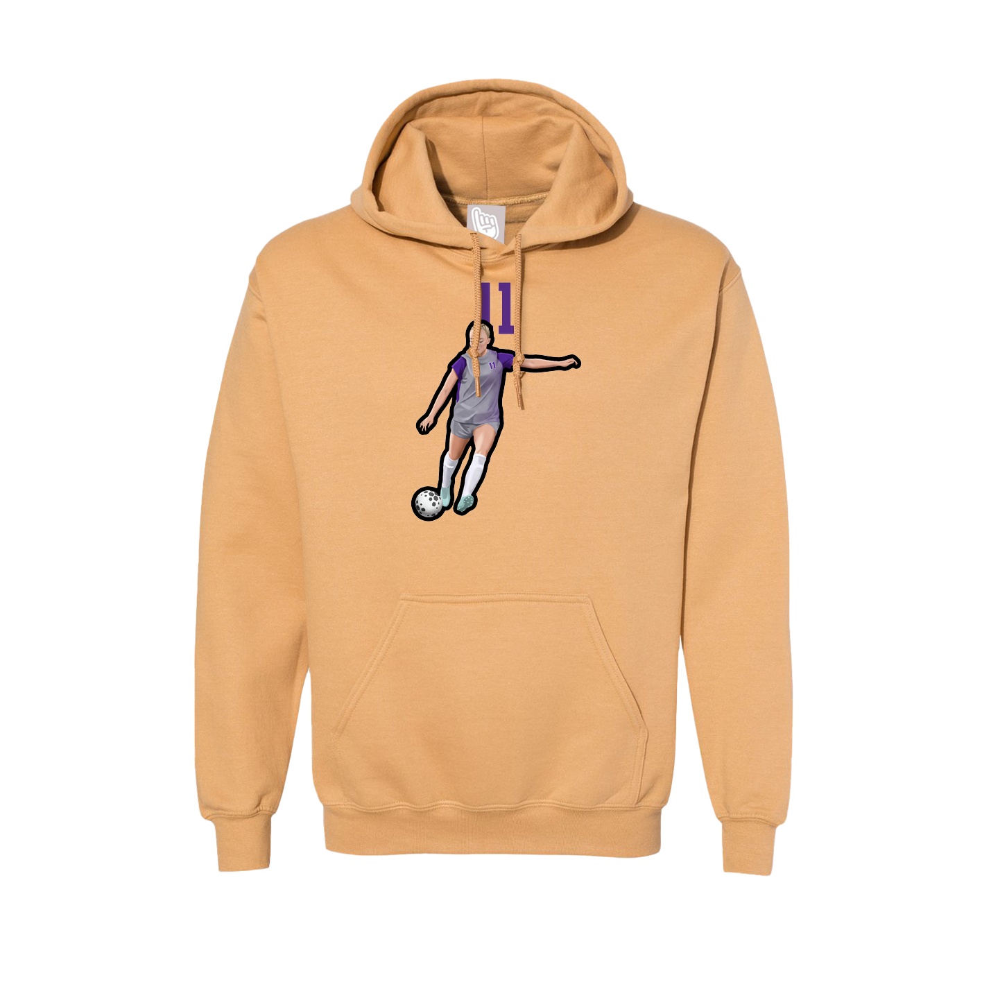Hoodie — Number Top in Vegas Gold