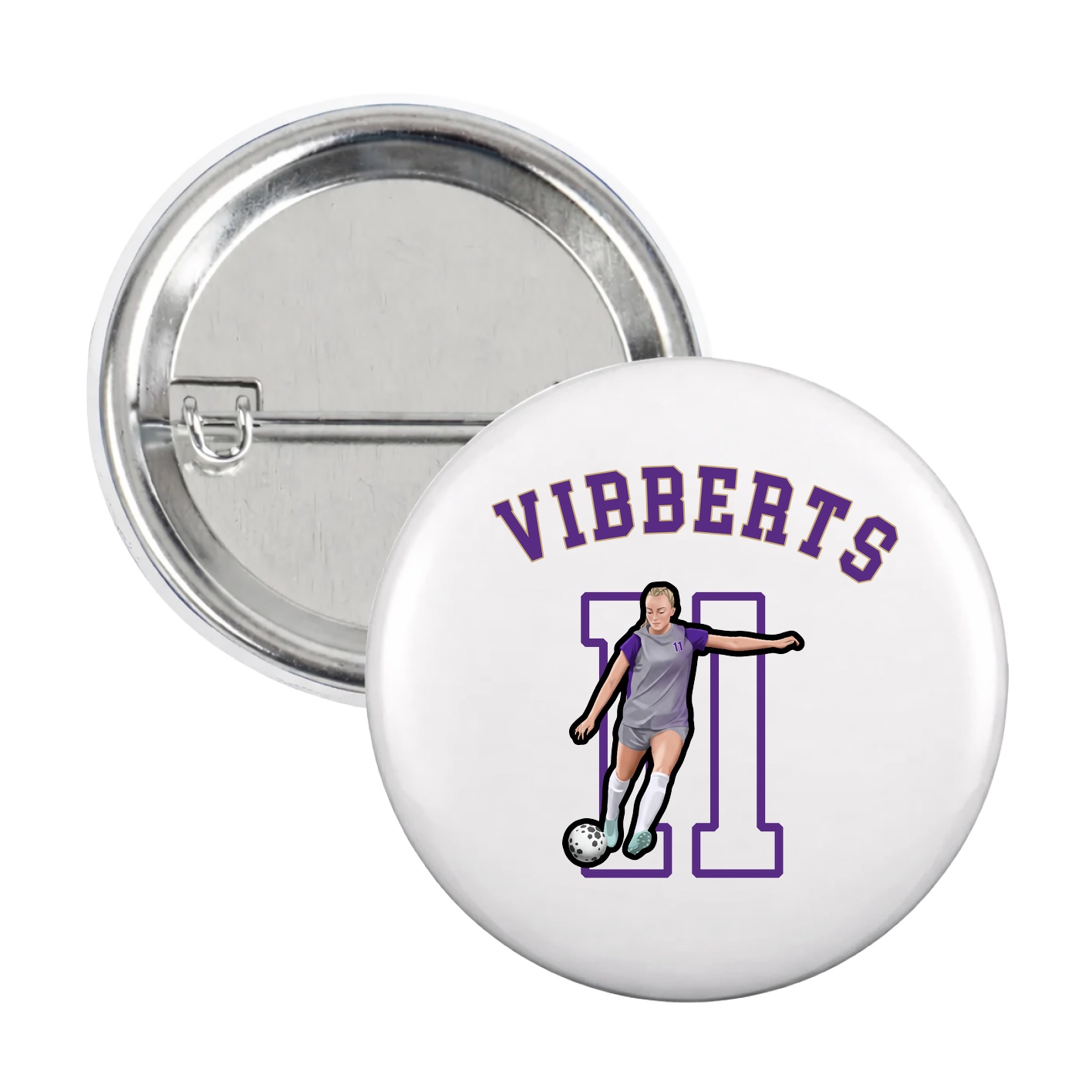 Game Day Button — Shirsey Arch in White