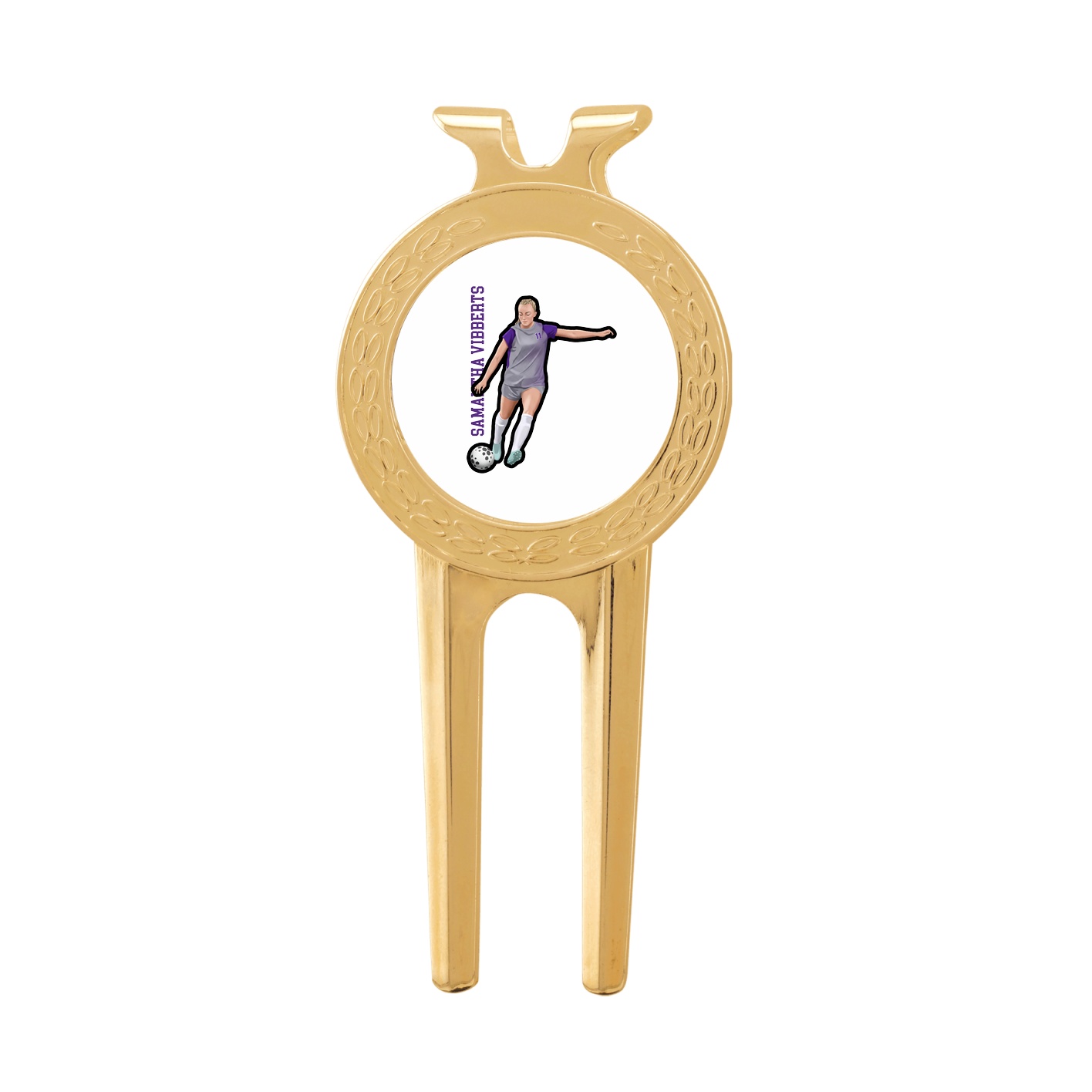 Divot Tool with Ball Marker — Name Vertical in Classic