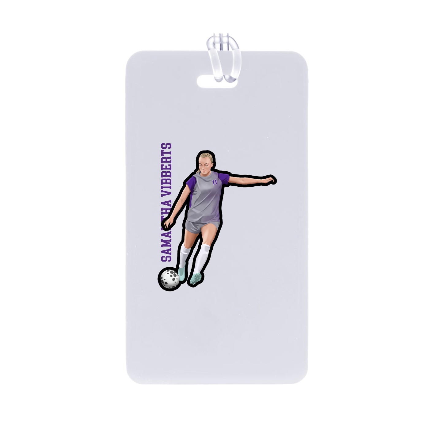 Bag Tag — Name Vertical in Classic
