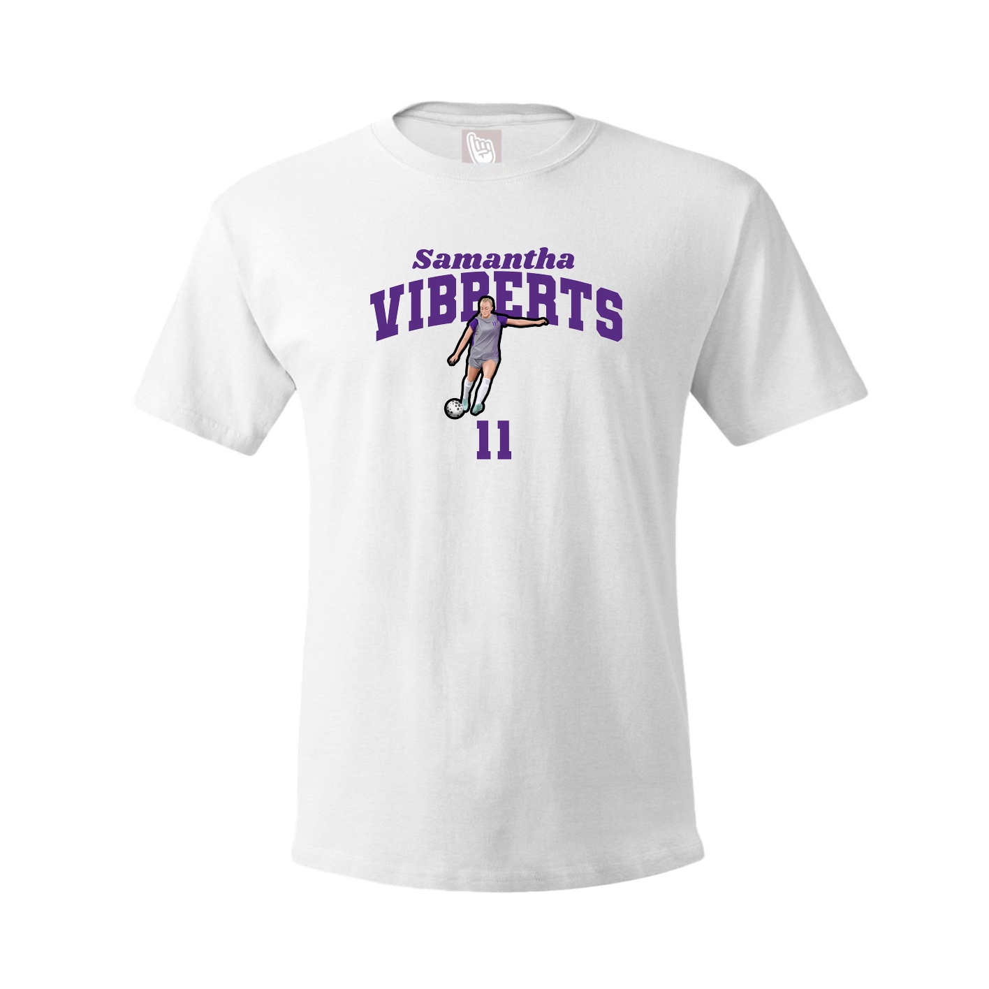 Youth Tee — Signature Arch in White