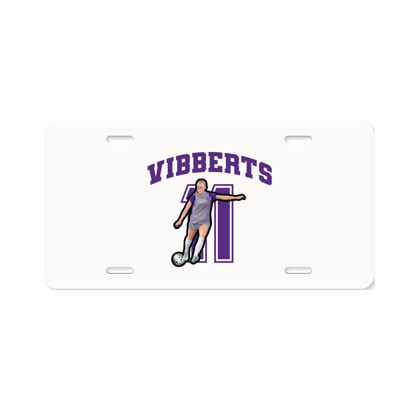 License Plate — Number in Classic