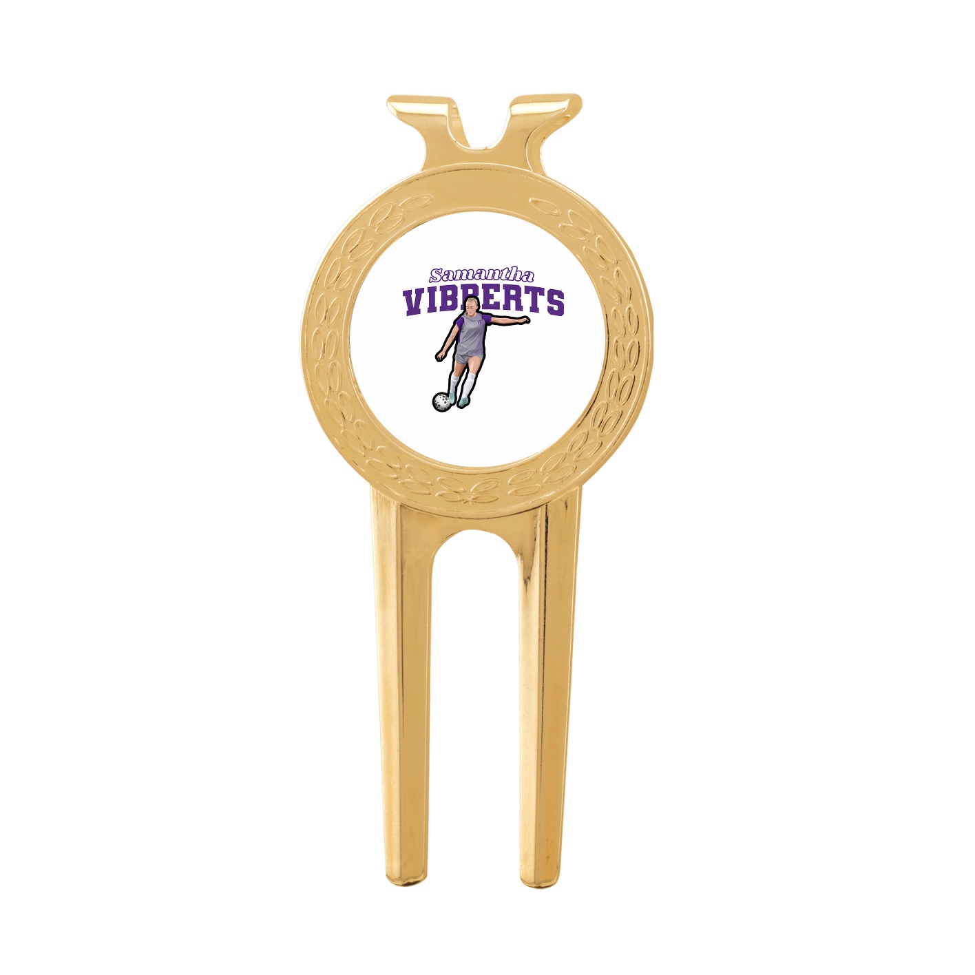 Divot Tool with Ball Marker — Name Arch in Classic