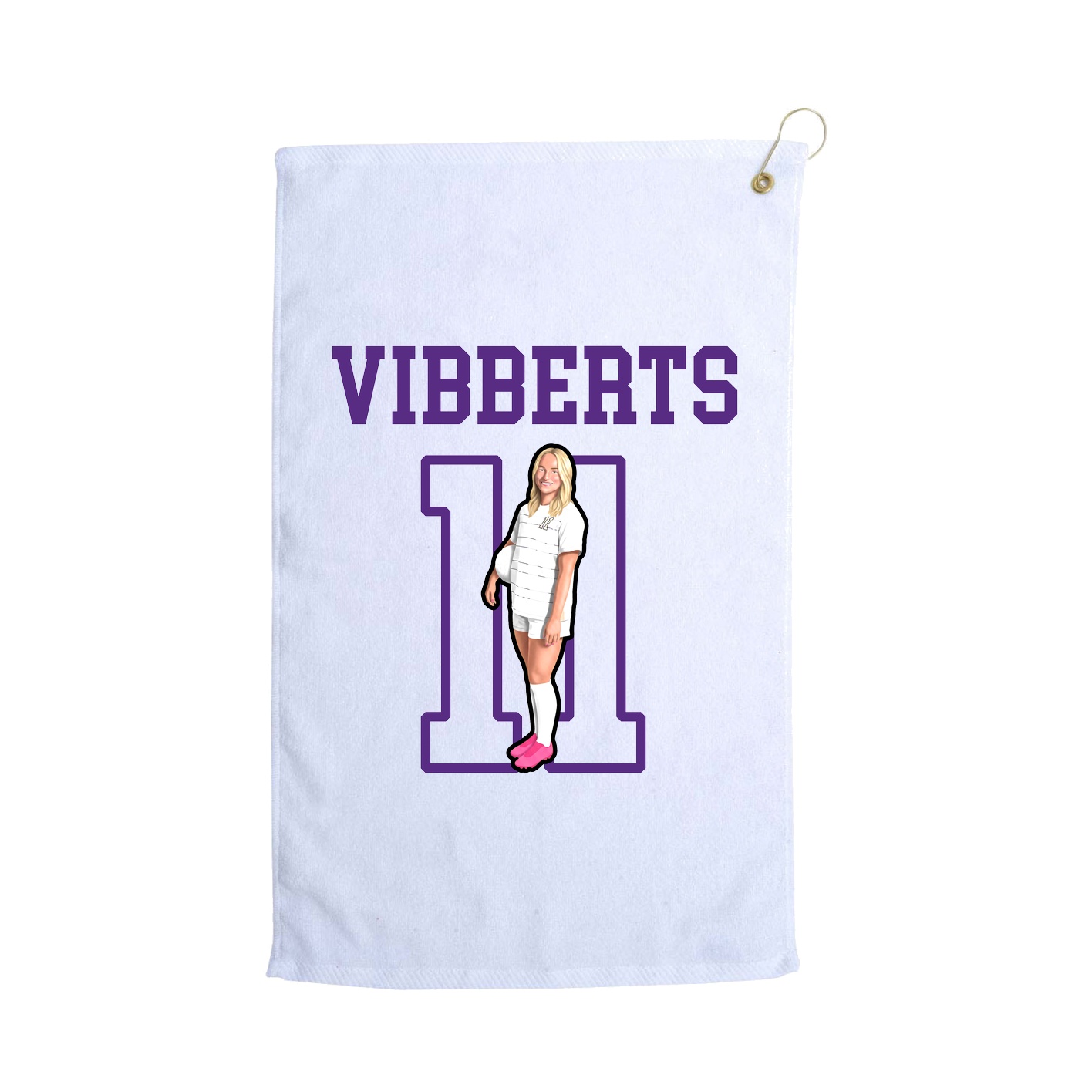 Golf Towel — Shirsey in White