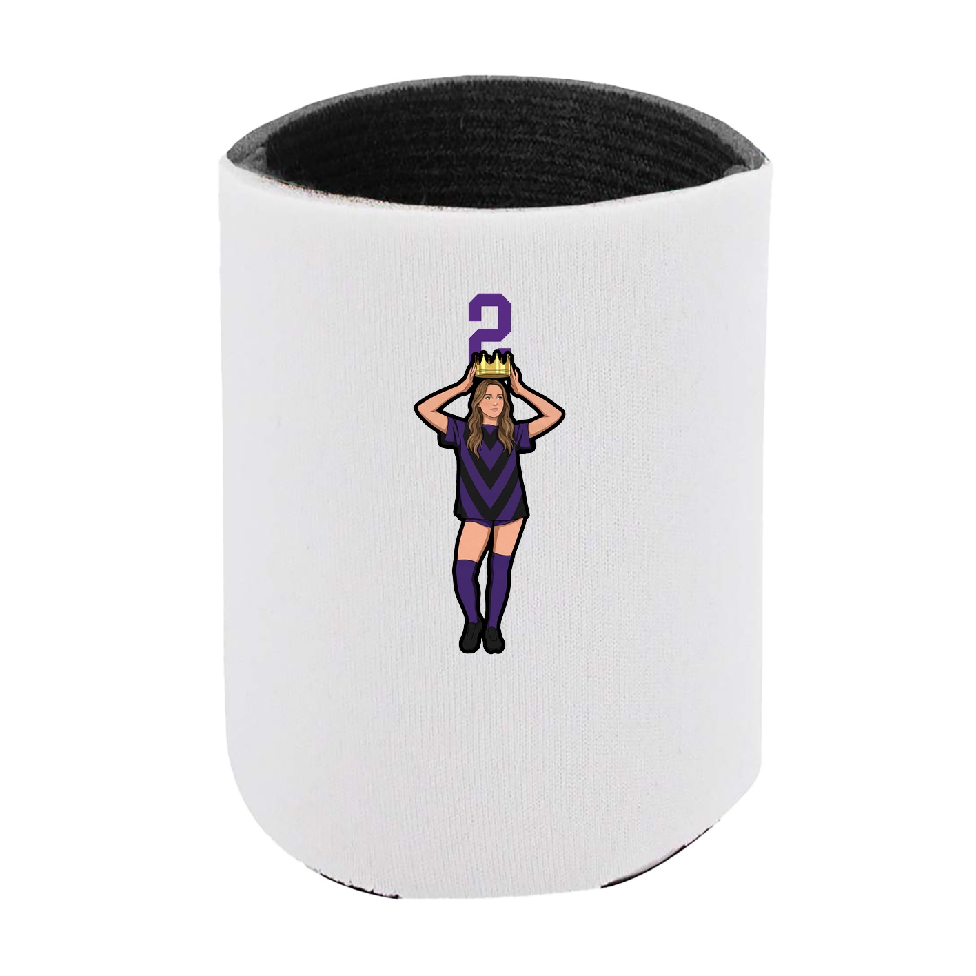 Can Holder — Number Top in White