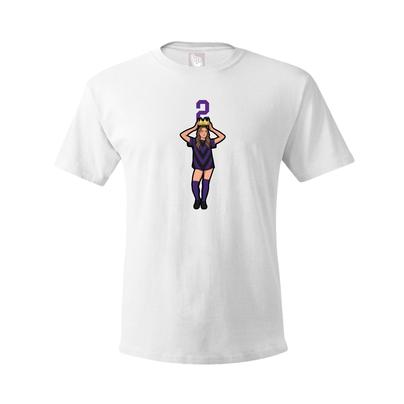 Tee — Number Top in White