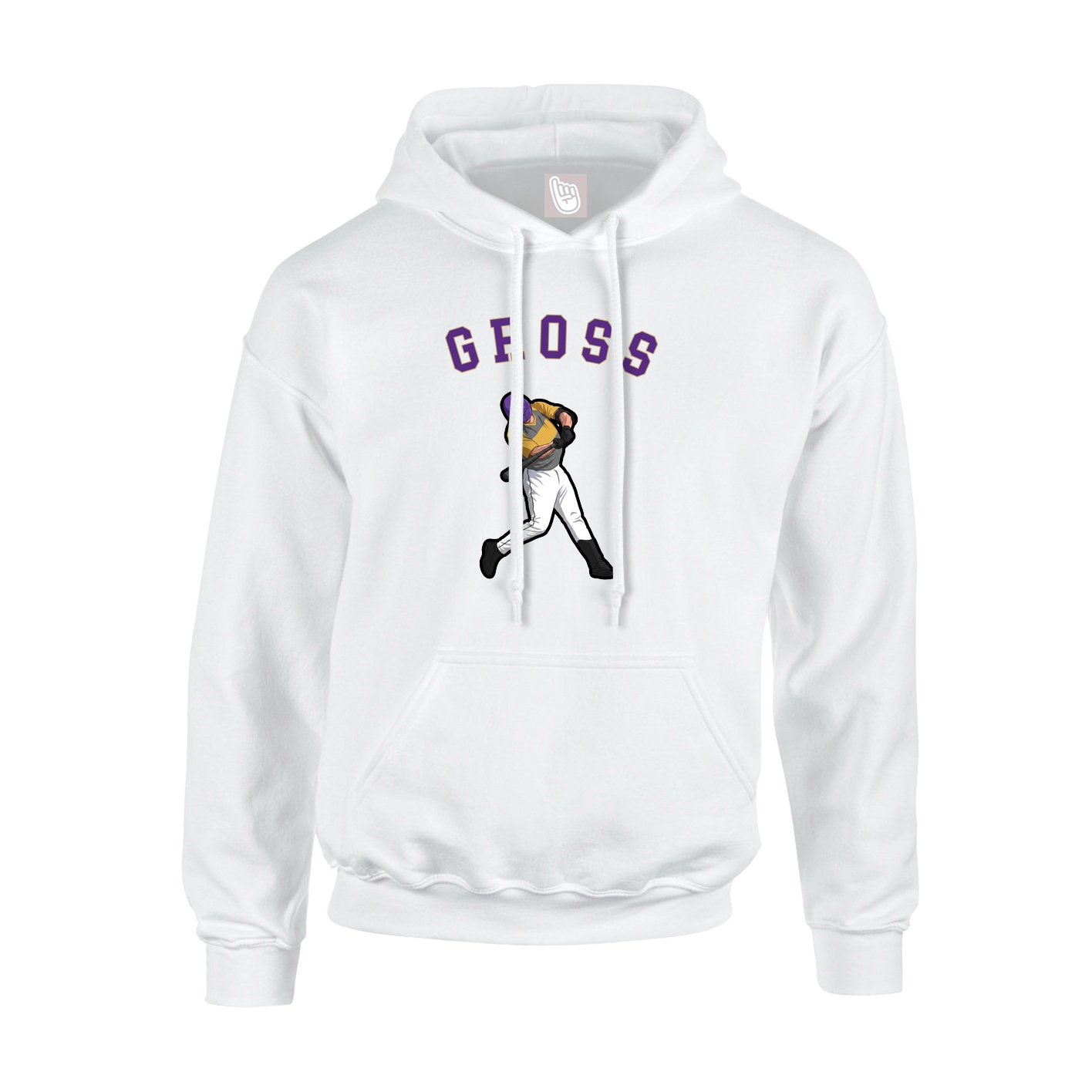 Youth Hoodie — Shirsey Arch in White