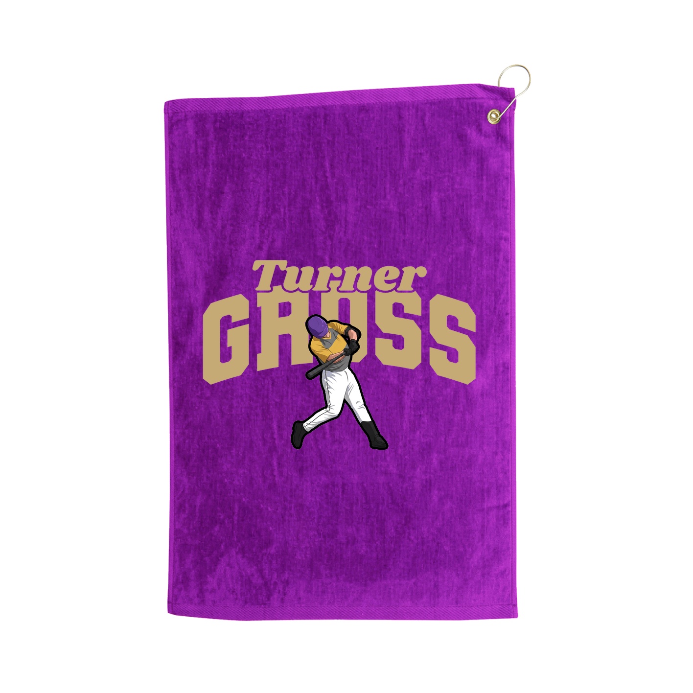 Golf Towel — Signature Arch in Purple