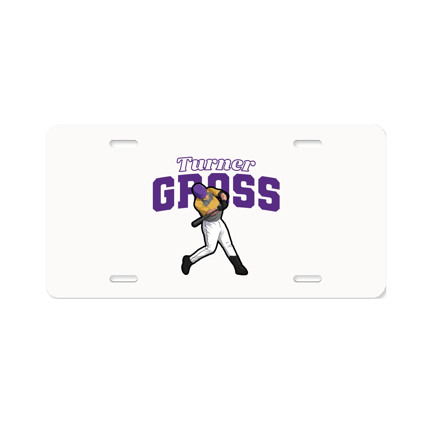 License Plate — Name Arch in Classic