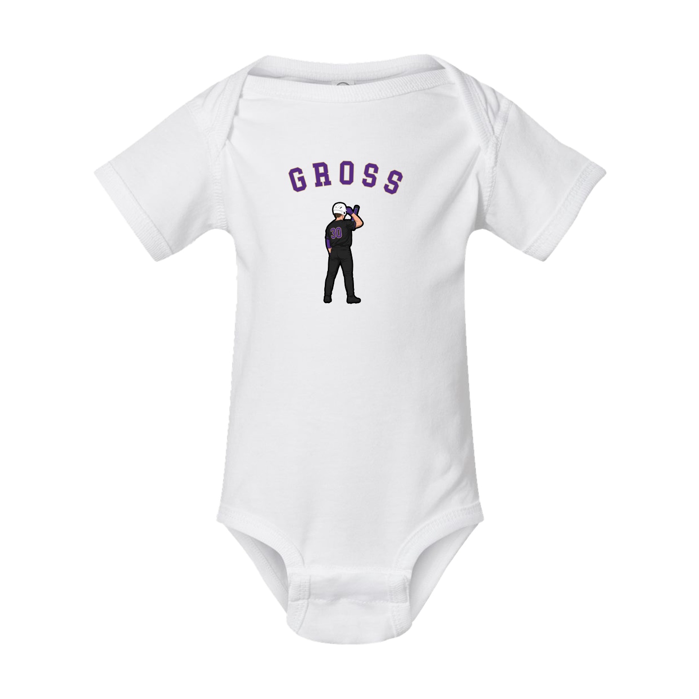 Baby Onesie — Shirsey Arch in White