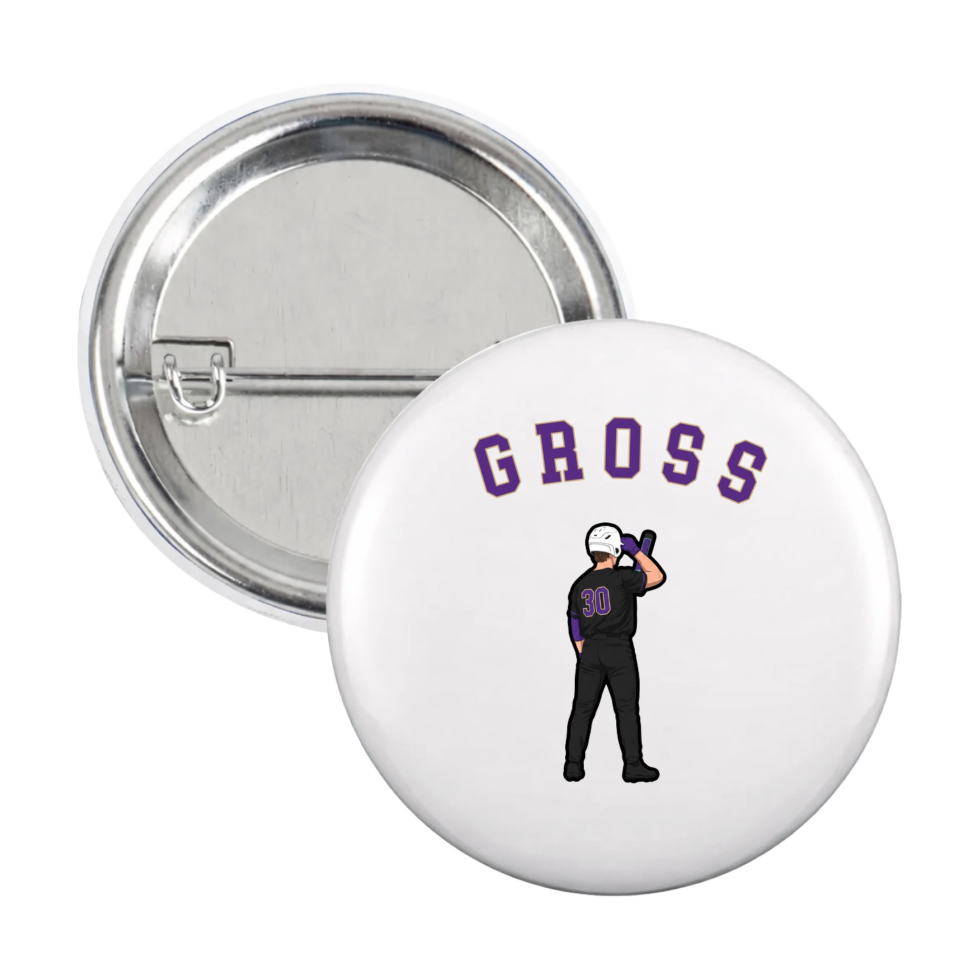Game Day Button — Shirsey Arch in White