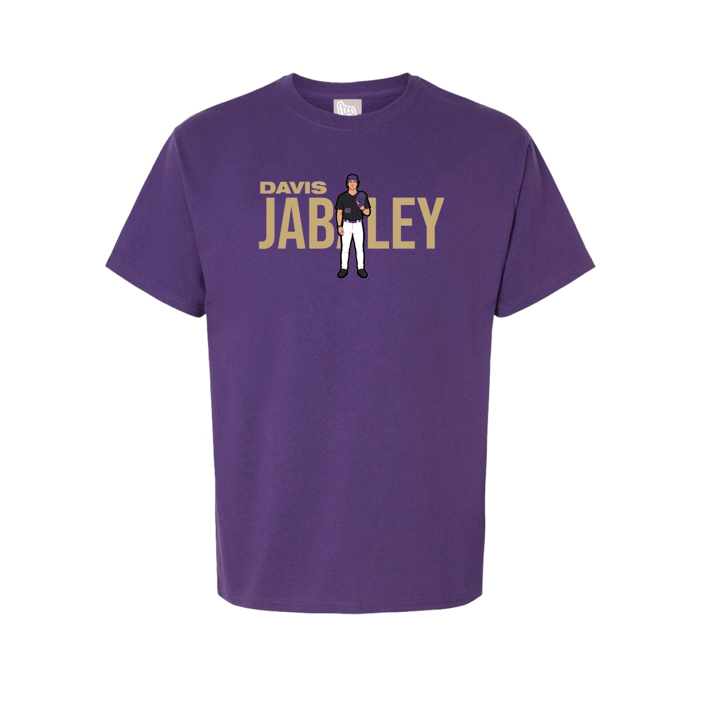 Youth Tee — Player Name in Purple