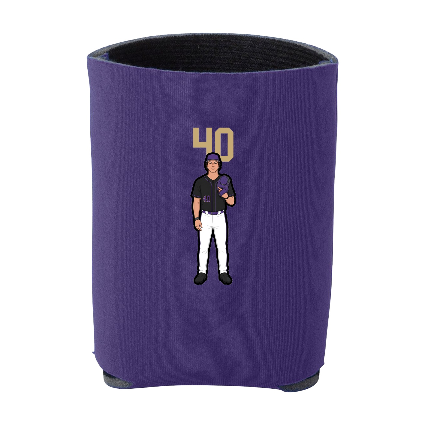 Can Holder — Number Top in Purple
