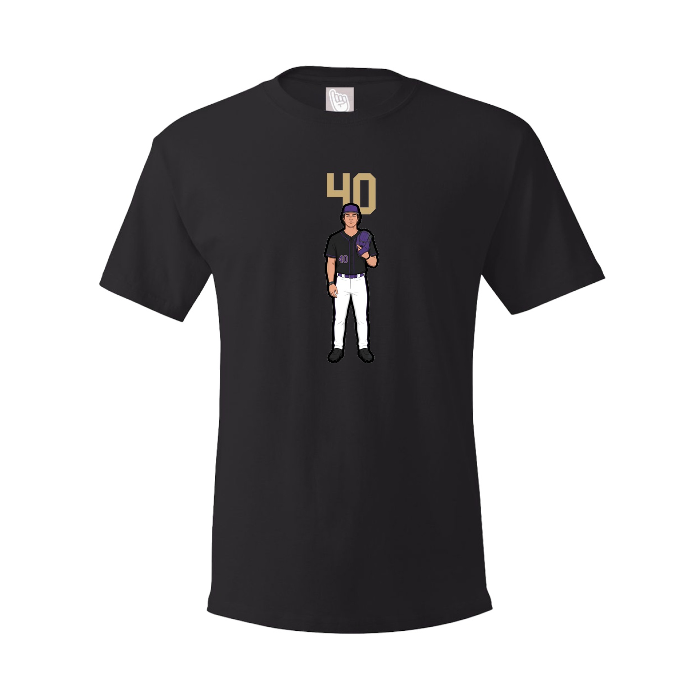 Tee — Number Top in Black