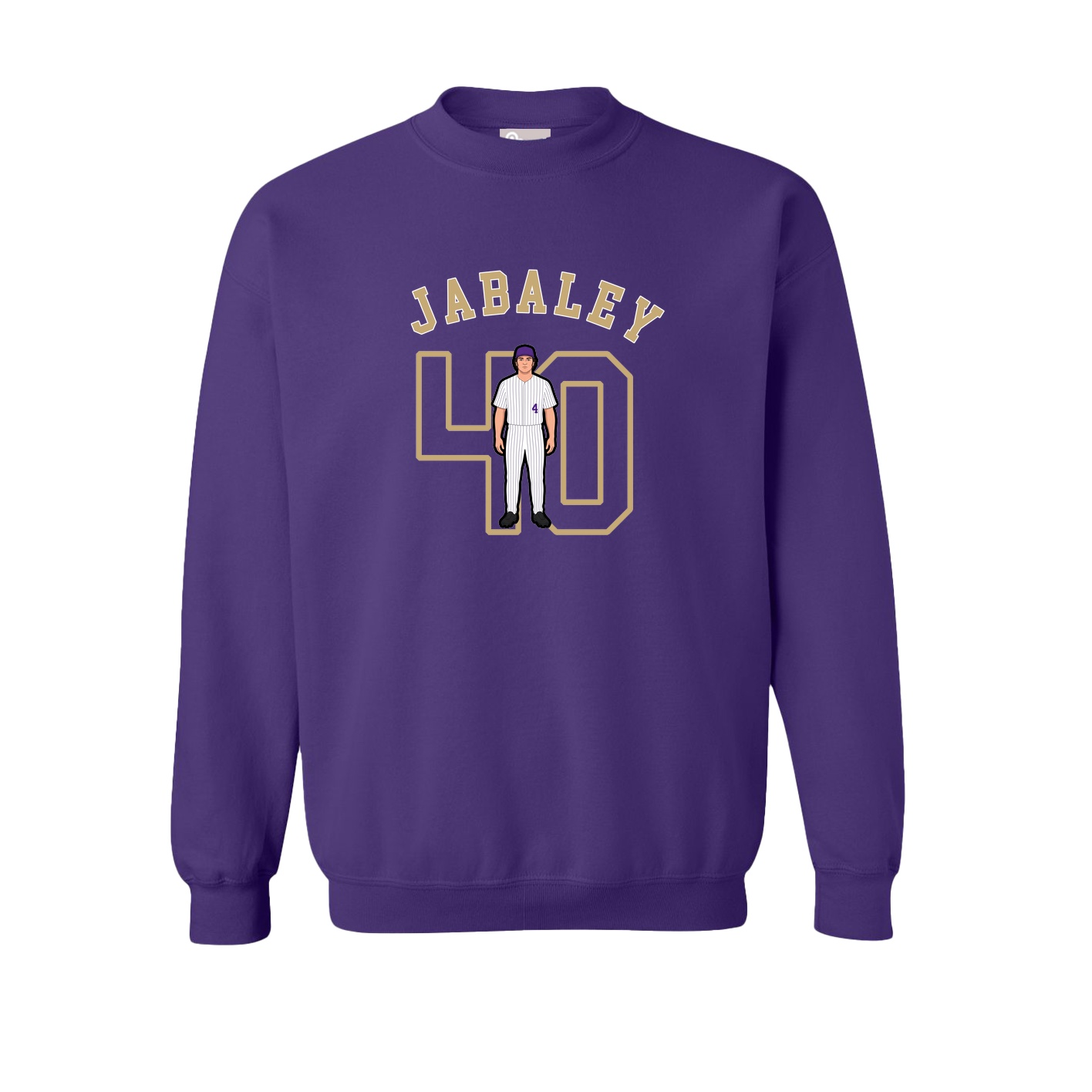 Fleece Crew — Shirsey Arch in Purple