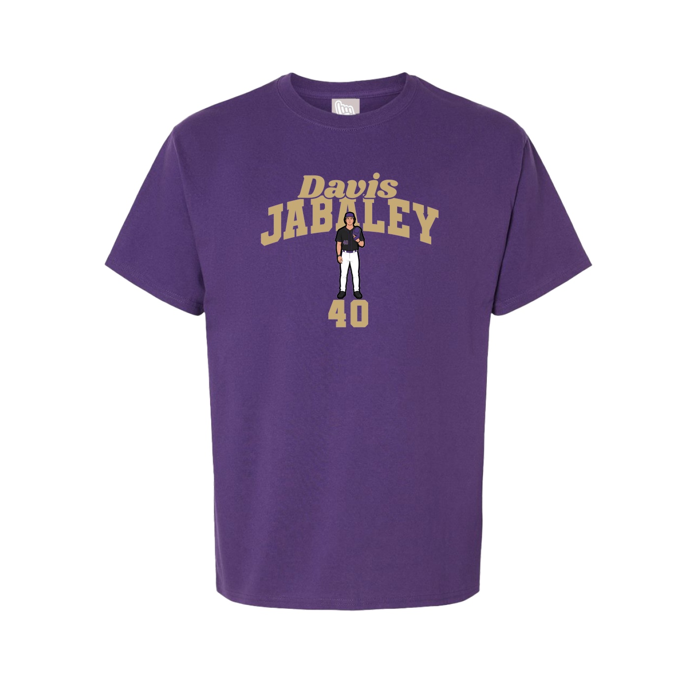 Youth Tee — Signature Arch in Purple