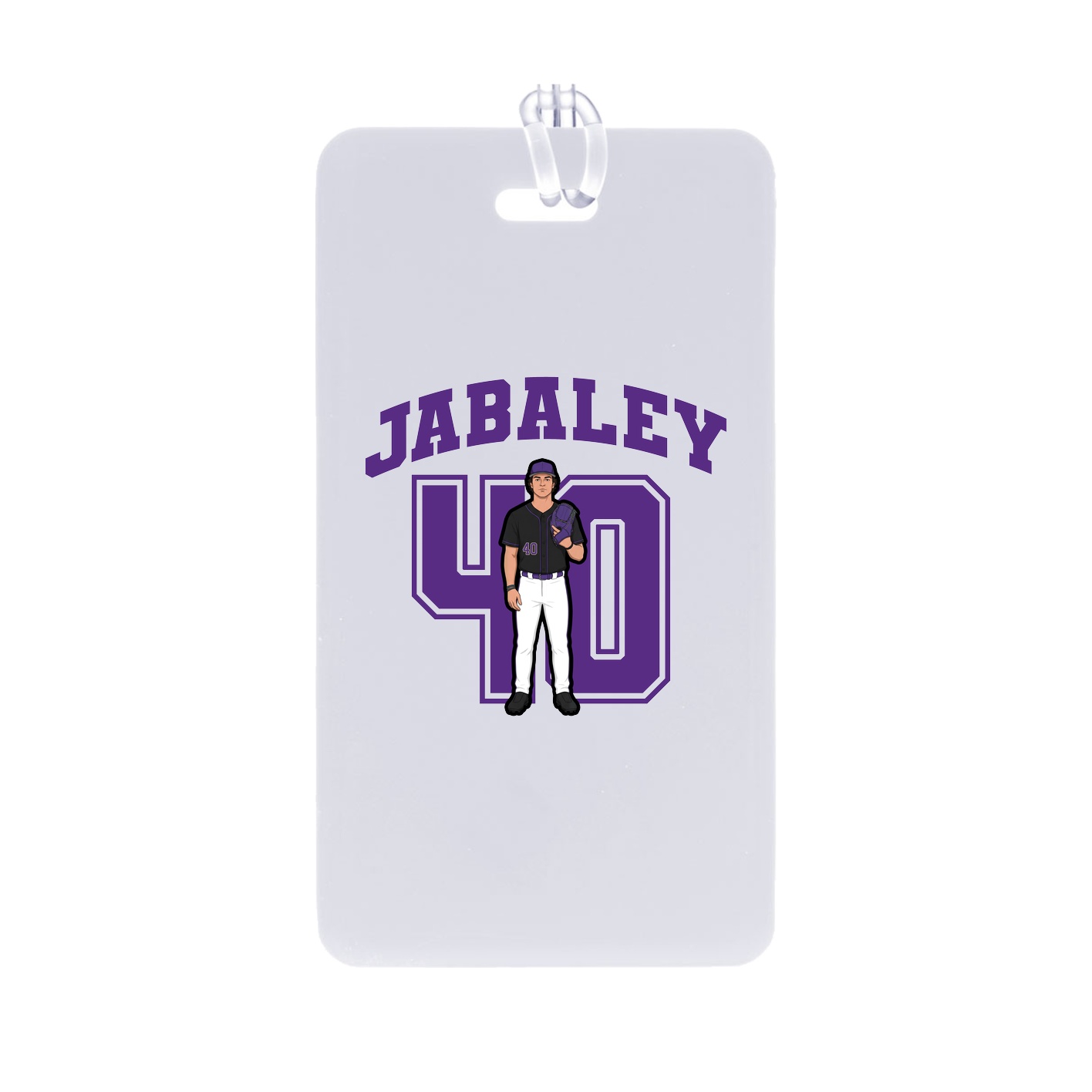 Bag Tag — Number in Classic