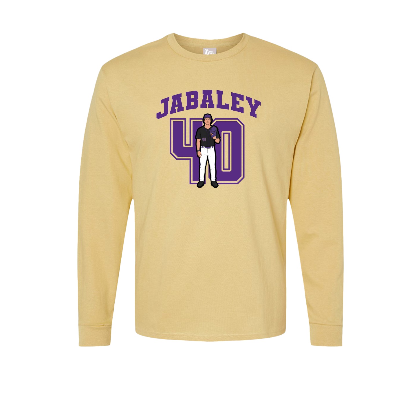 Long Sleeve Tee — Number in Vegas Gold