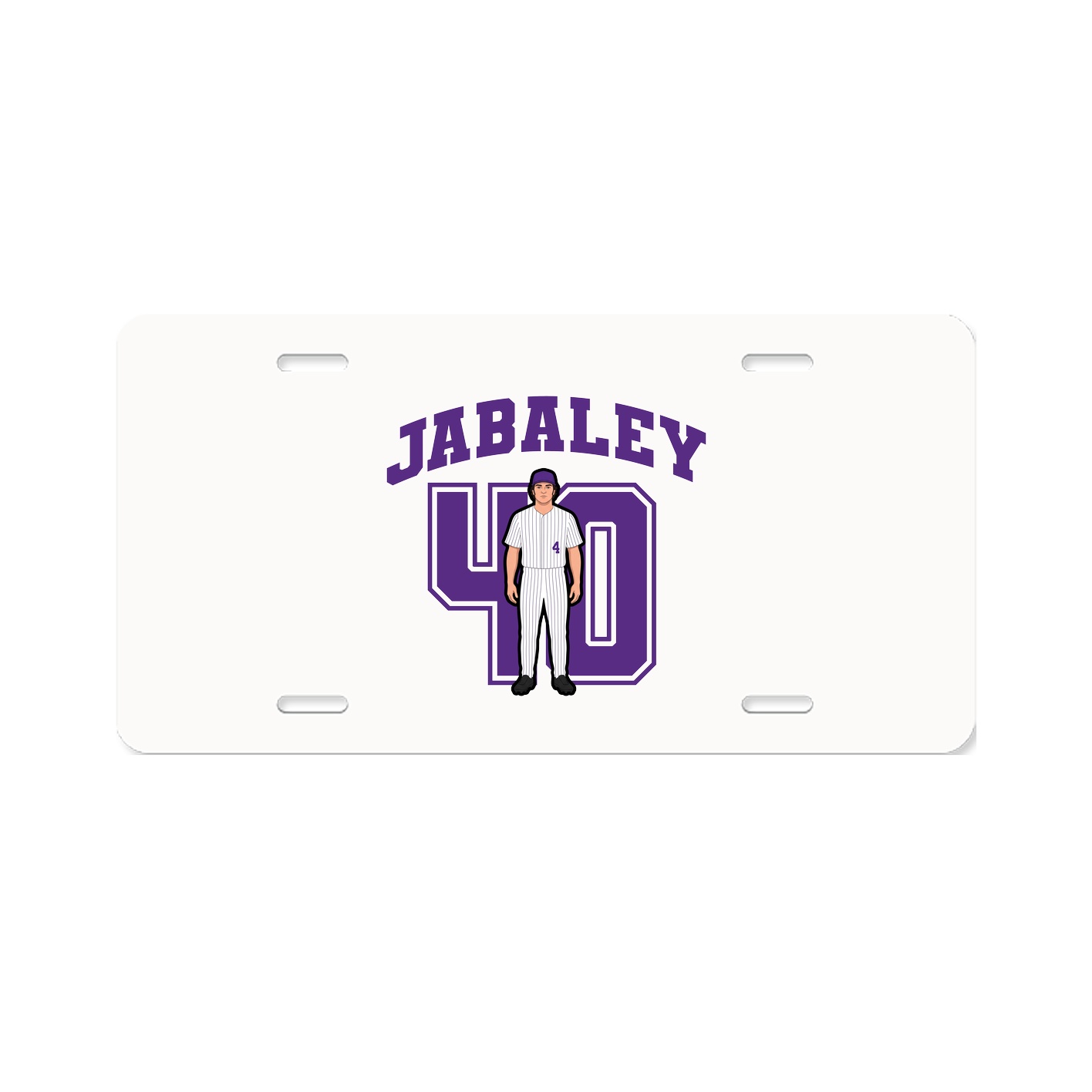 License Plate — Number in Classic