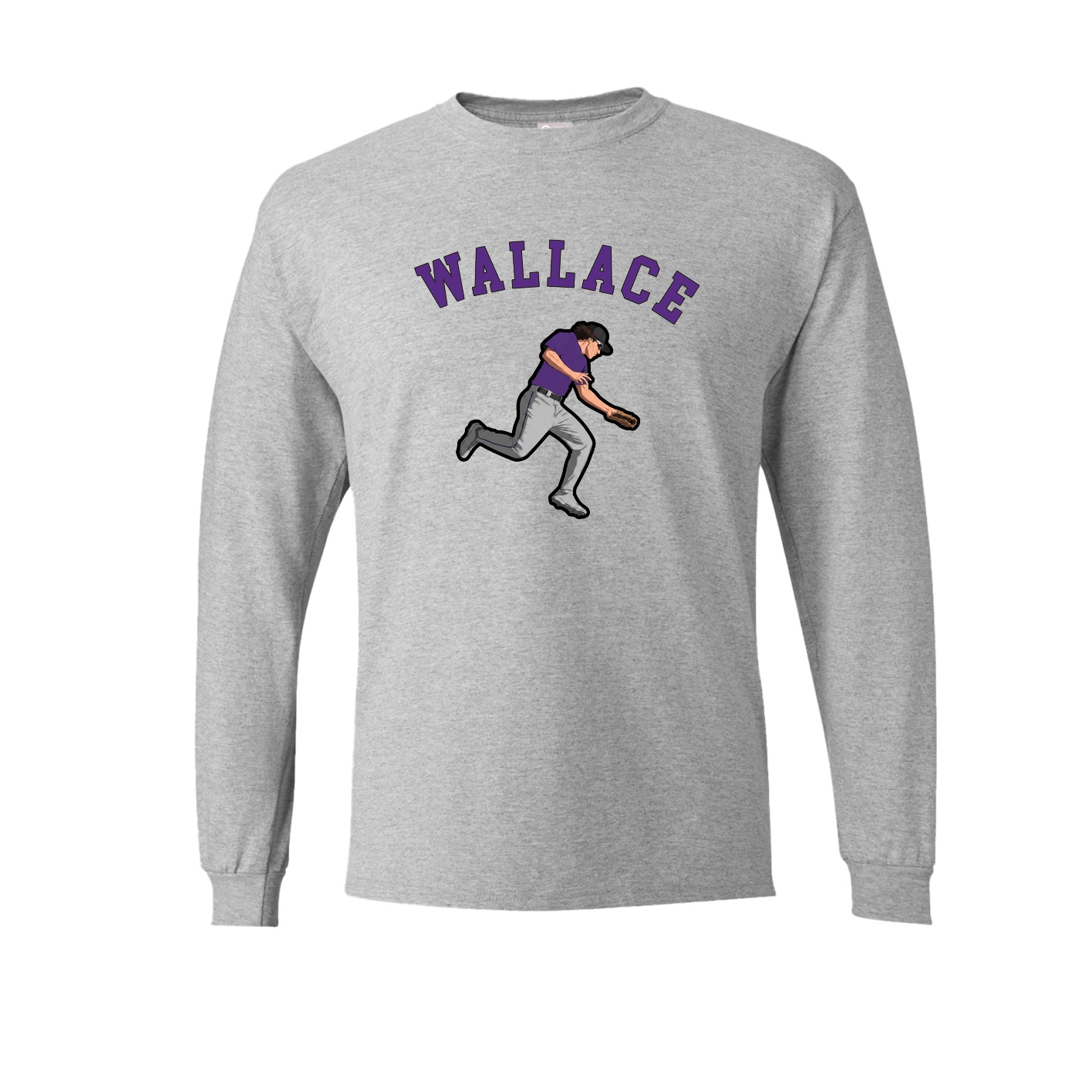 Long Sleeve Tee — Shirsey Arch in Grey
