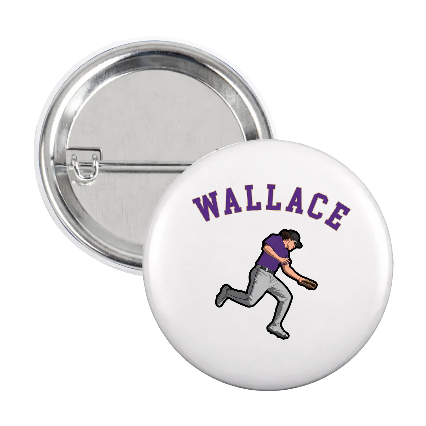 Game Day Button — Shirsey Arch in White