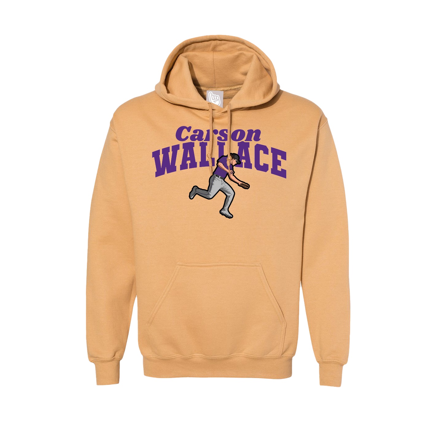 Hoodie — Signature Arch in Vegas Gold