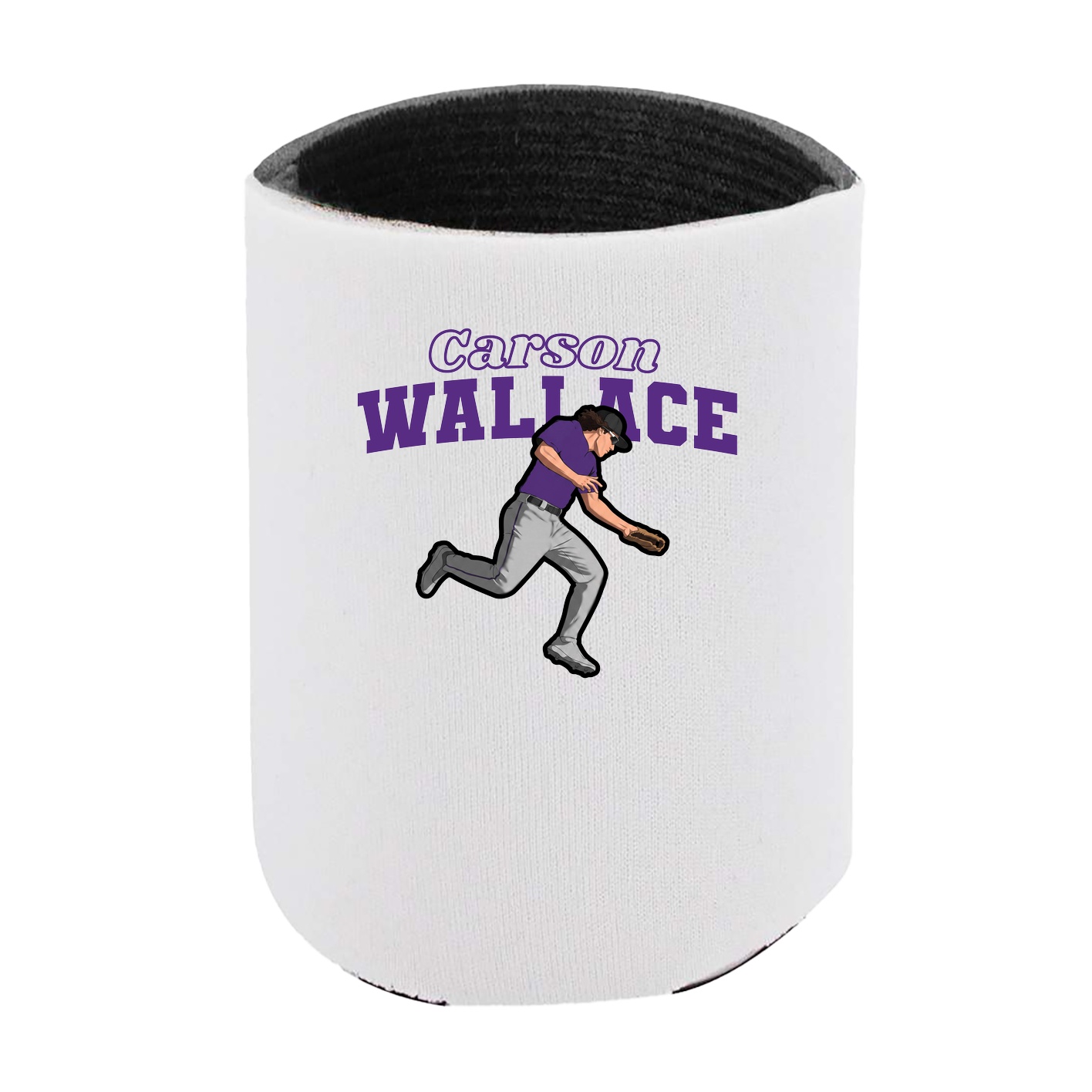 Can Holder — Name Arch in White