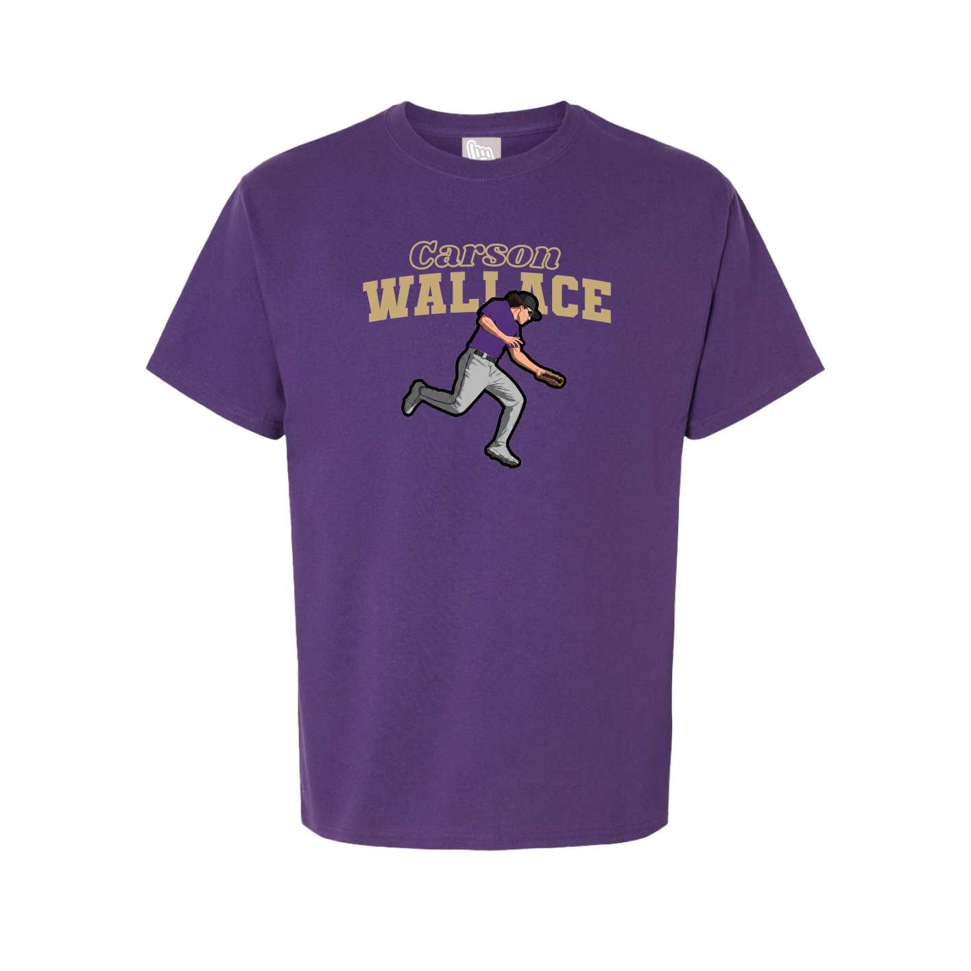 Tee — Name Arch in Purple