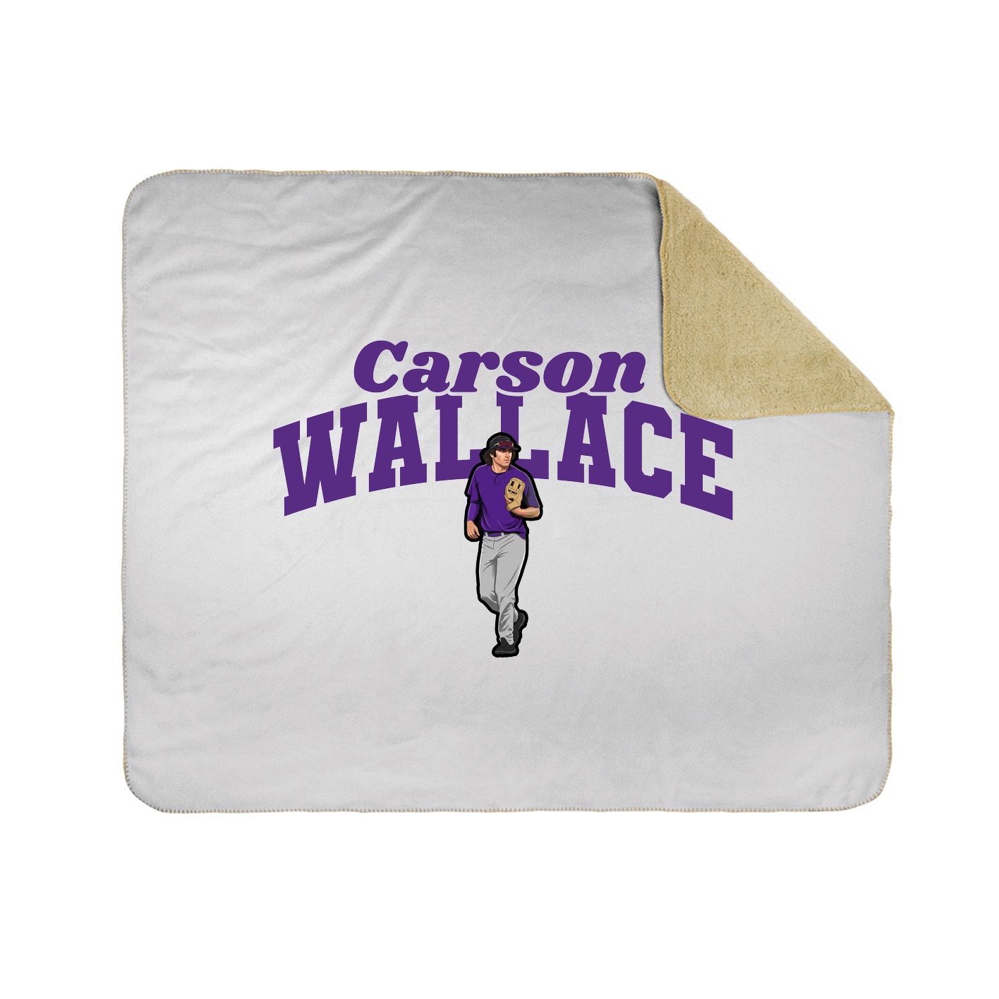 Throw Blanket — Signature Arch in White