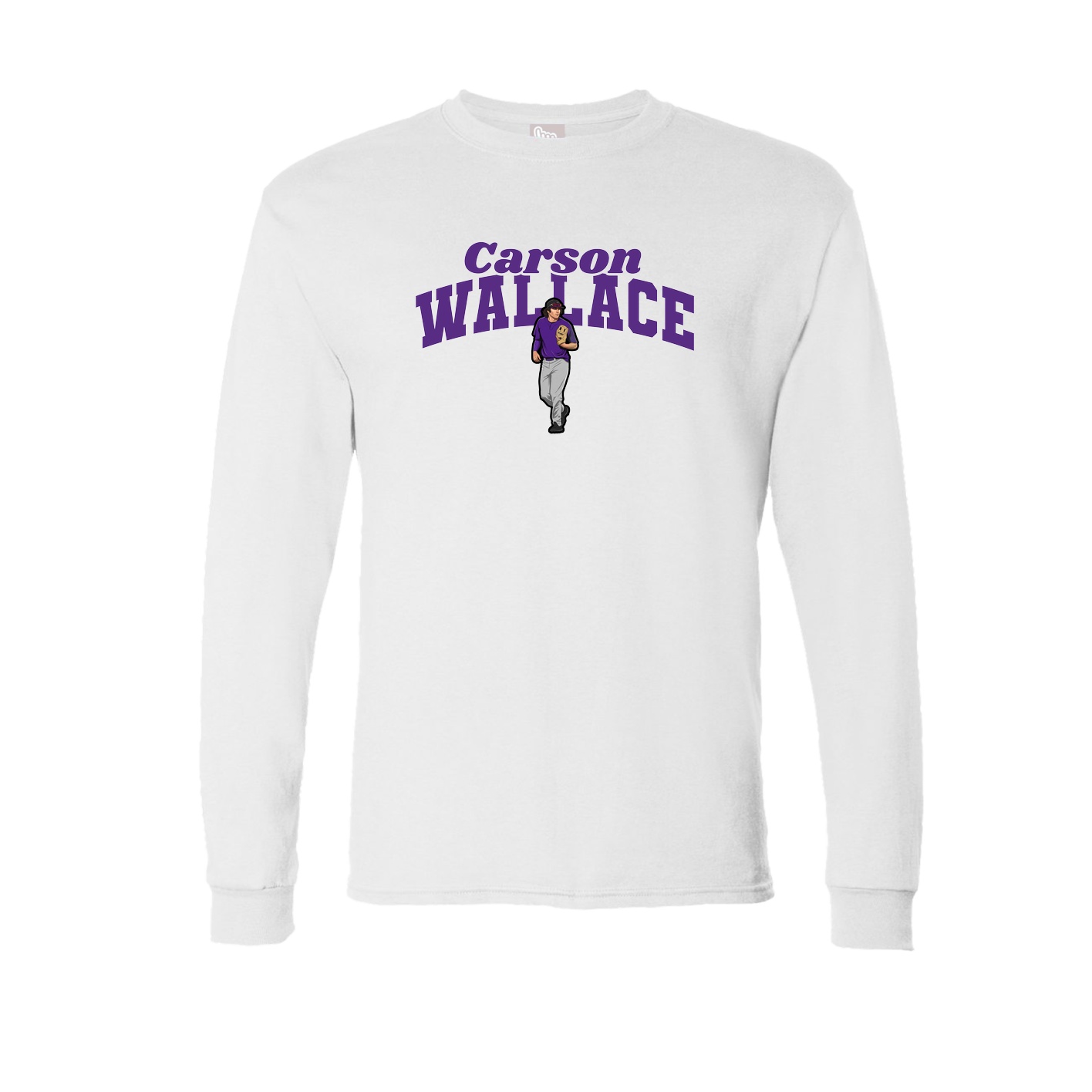 Long Sleeve Tee — Signature Arch in White