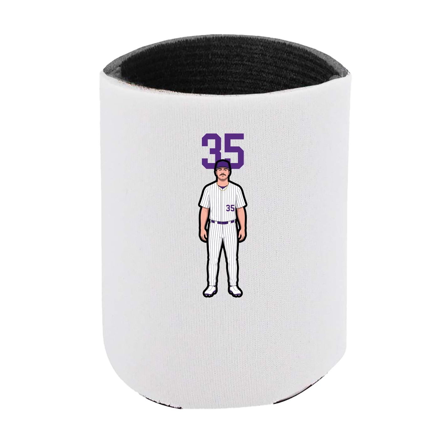 Can Holder — Number Top in White