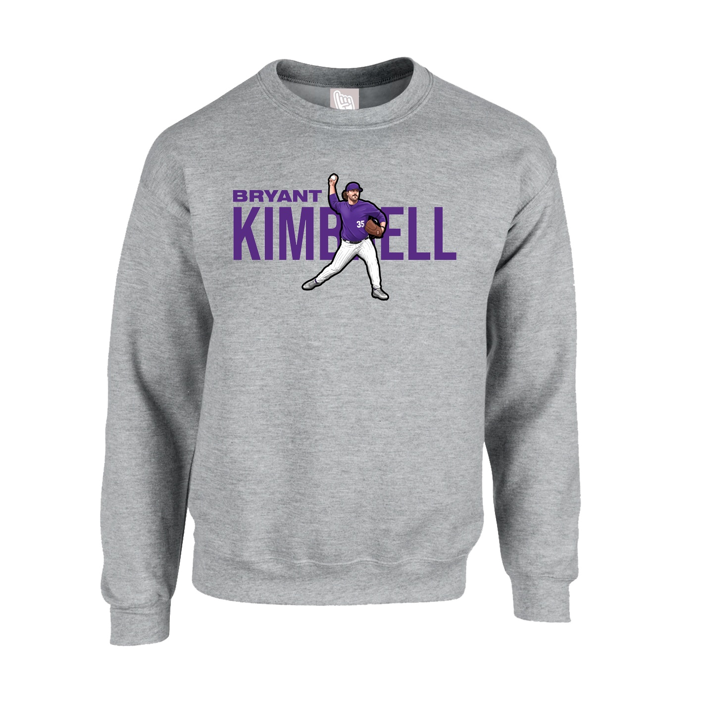Fleece Crew — Player Name in Grey