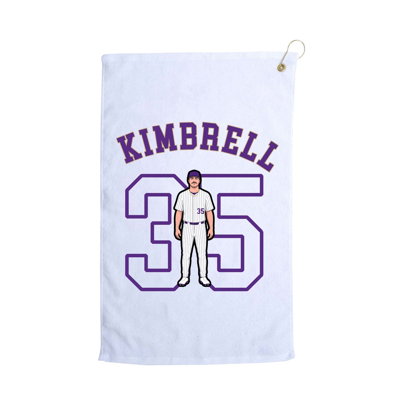 Golf Towel — Shirsey Arch in White